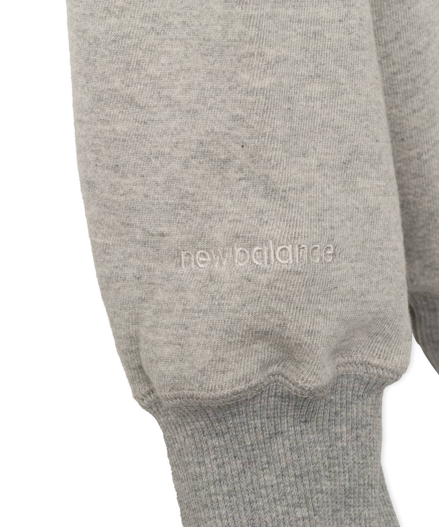 New Balance NB GREY SWEAT CREW アスレチックグレーヘザーの画像