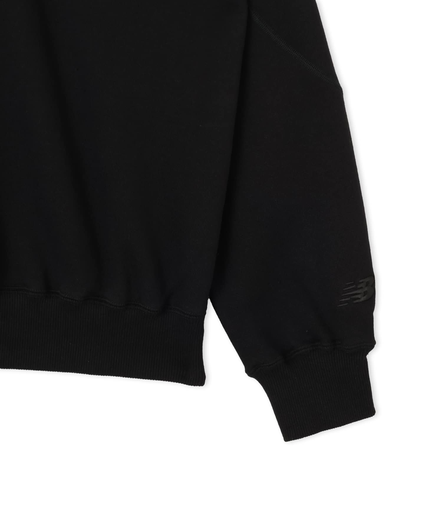 New Balance NB GREY SWEAT CREW ブラックの画像