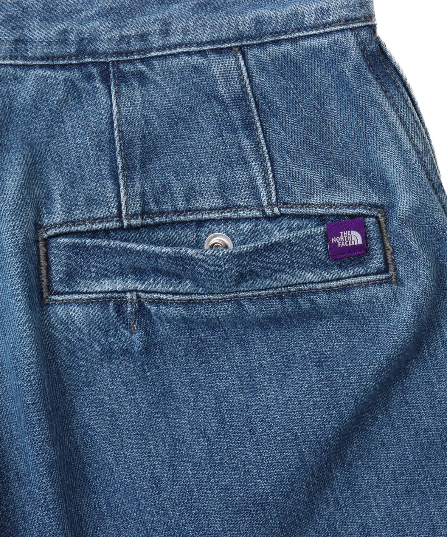 THE NORTH FACE PURPLE LABEL Denim Wide Tapered Field Pants Indigo Bleachの画像