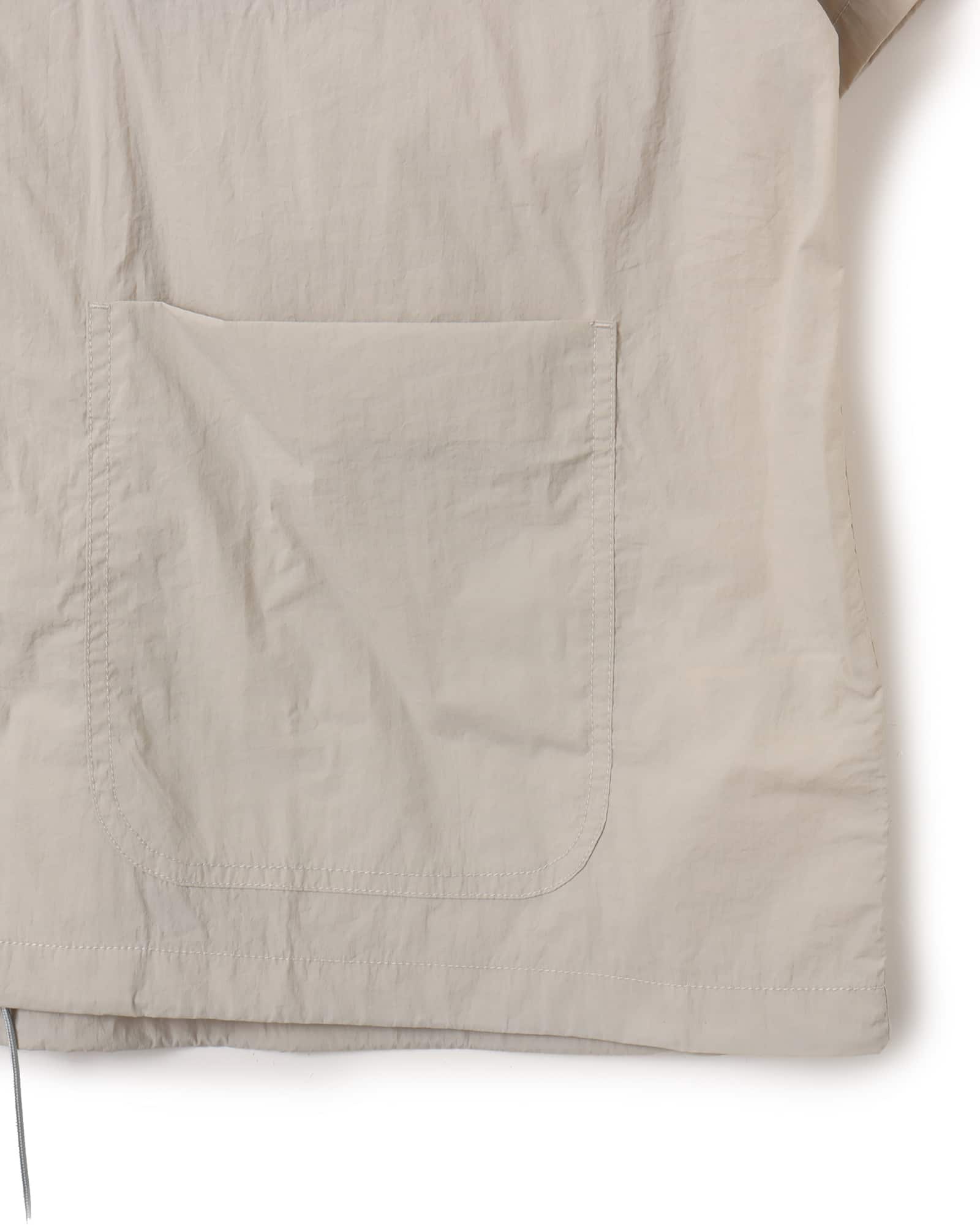 THE NORTH FACE PURPLE LABEL Nylon Taffeta Field S/S Shirt Light Grayの画像