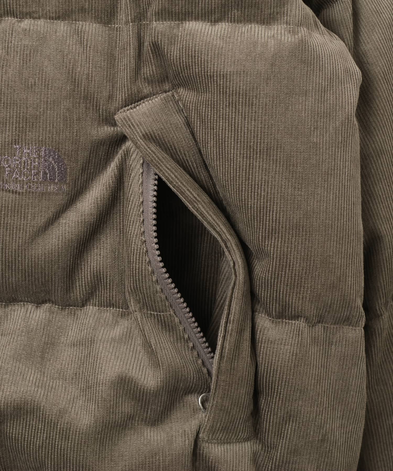 THE NORTH FACE PURPLE LABEL CORDUROY FIELD DOWN JACKET OLIVEの画像