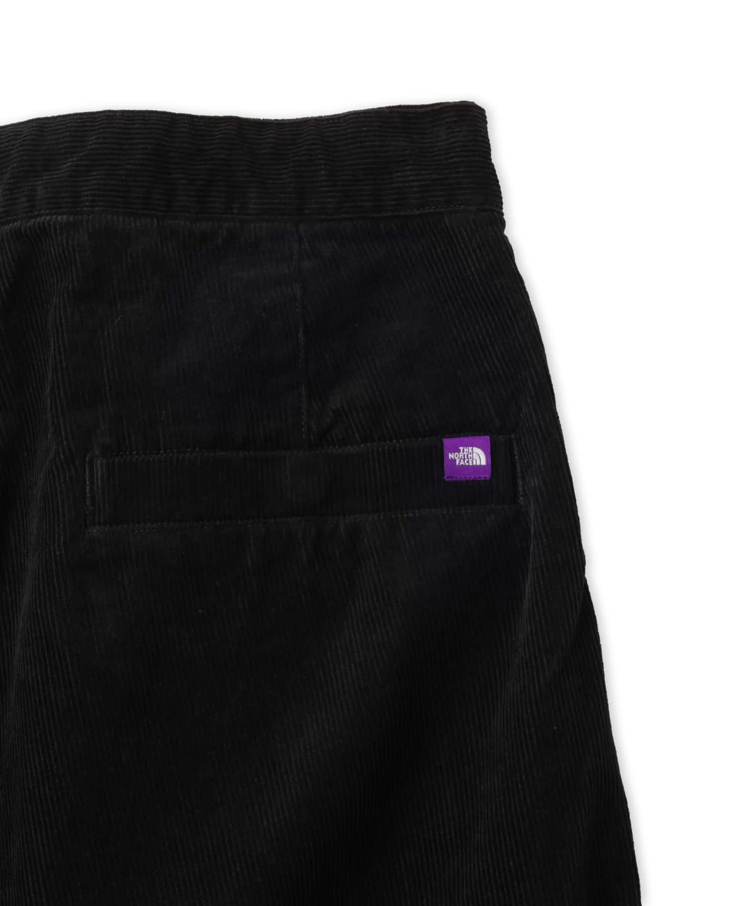 THE NORTH FACE PURPLE LABEL CORDUROY WIDE STRAIGHT FIELD PANTS BLACKの画像