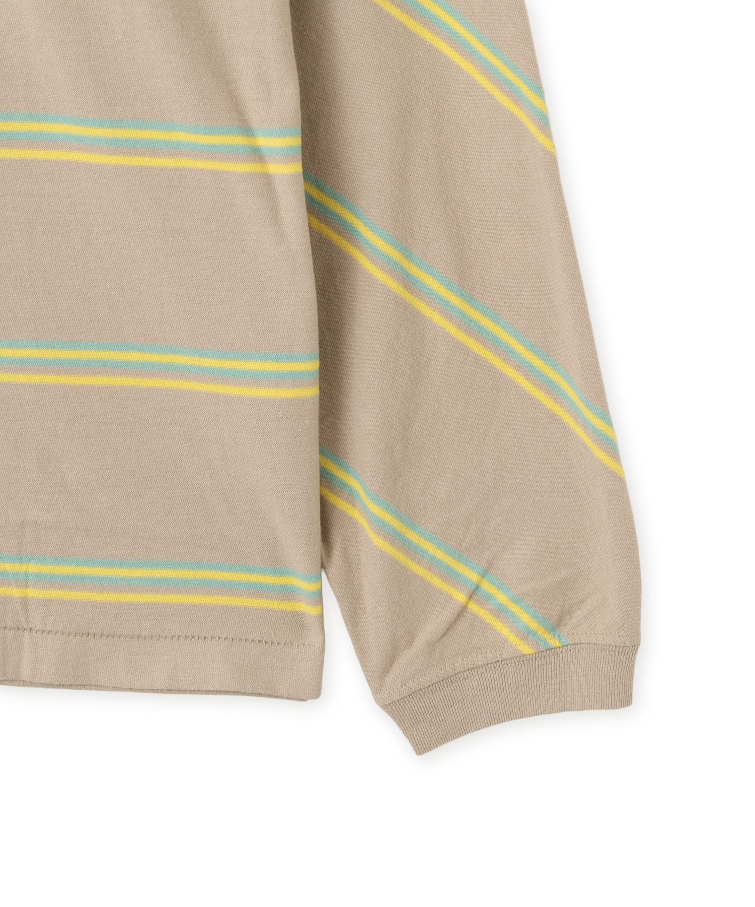 THE NORTH FACE PURPLE LABEL FLD LONG STRIPED T BEIGEの画像
