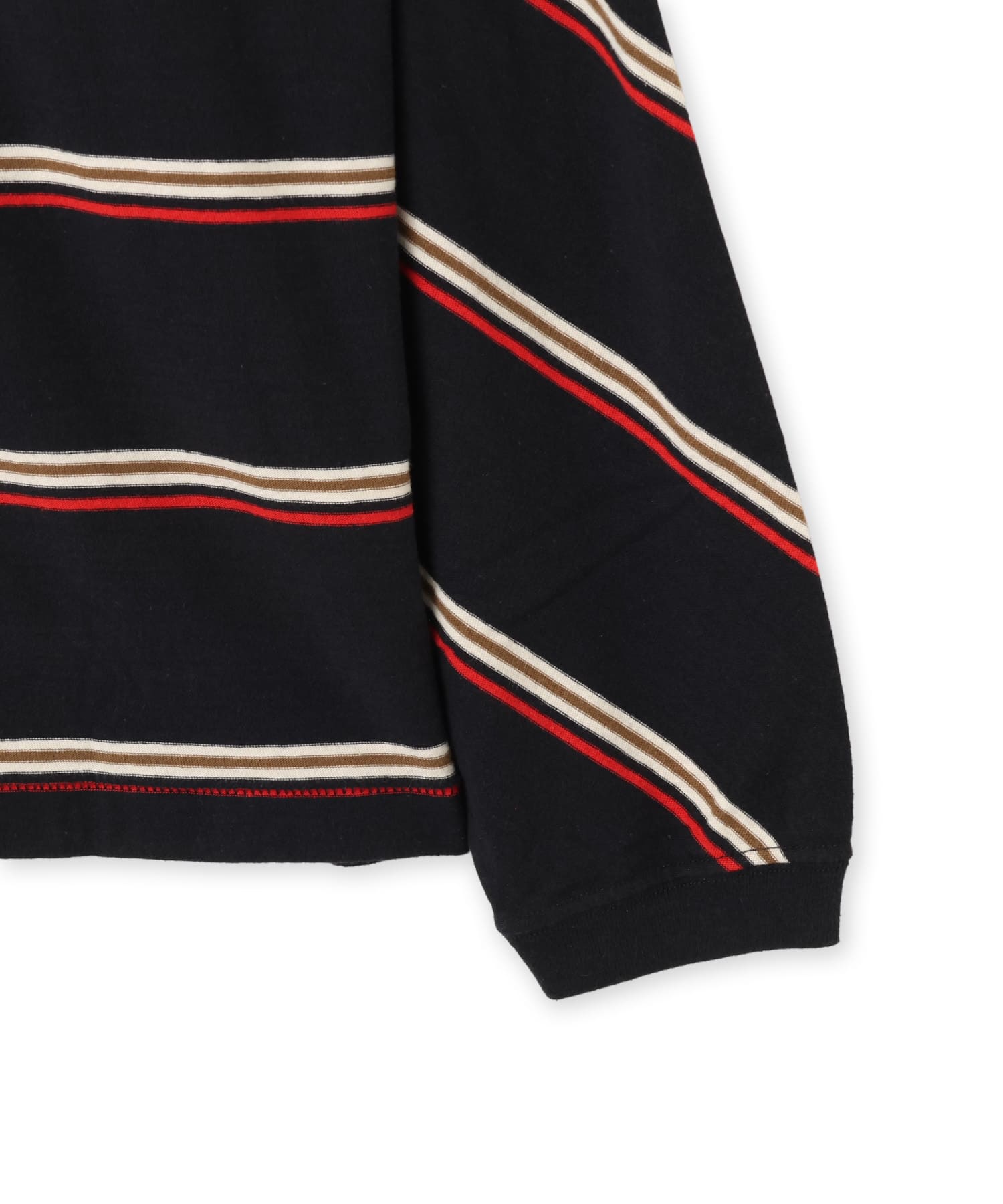 THE NORTH FACE PURPLE LABEL FLD LONG STRIPED T BLACKの画像