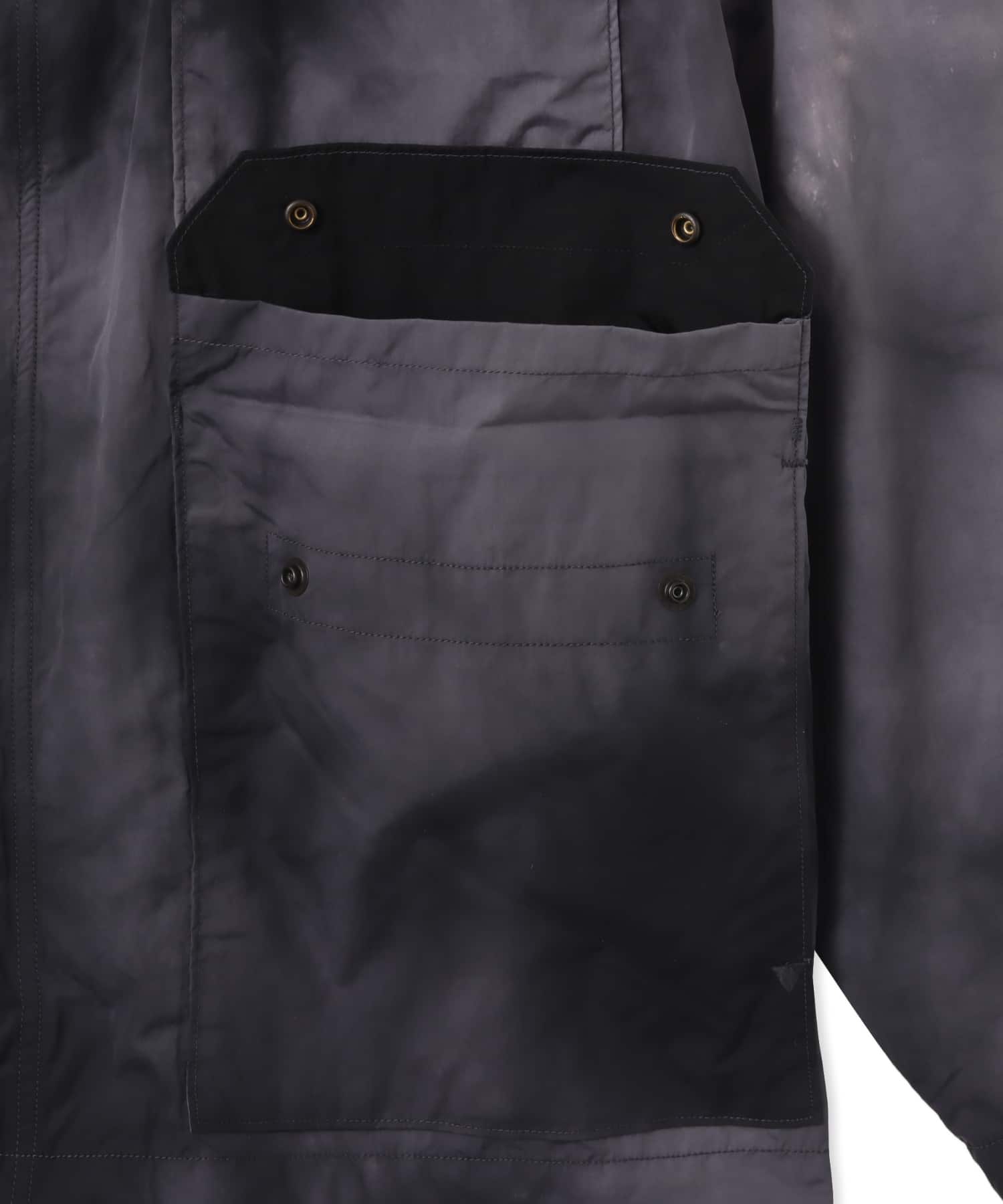 THE NORTH FACE PURPLE LABEL Uneven Dyed Field Mountain Parka Asphalt Grayの画像