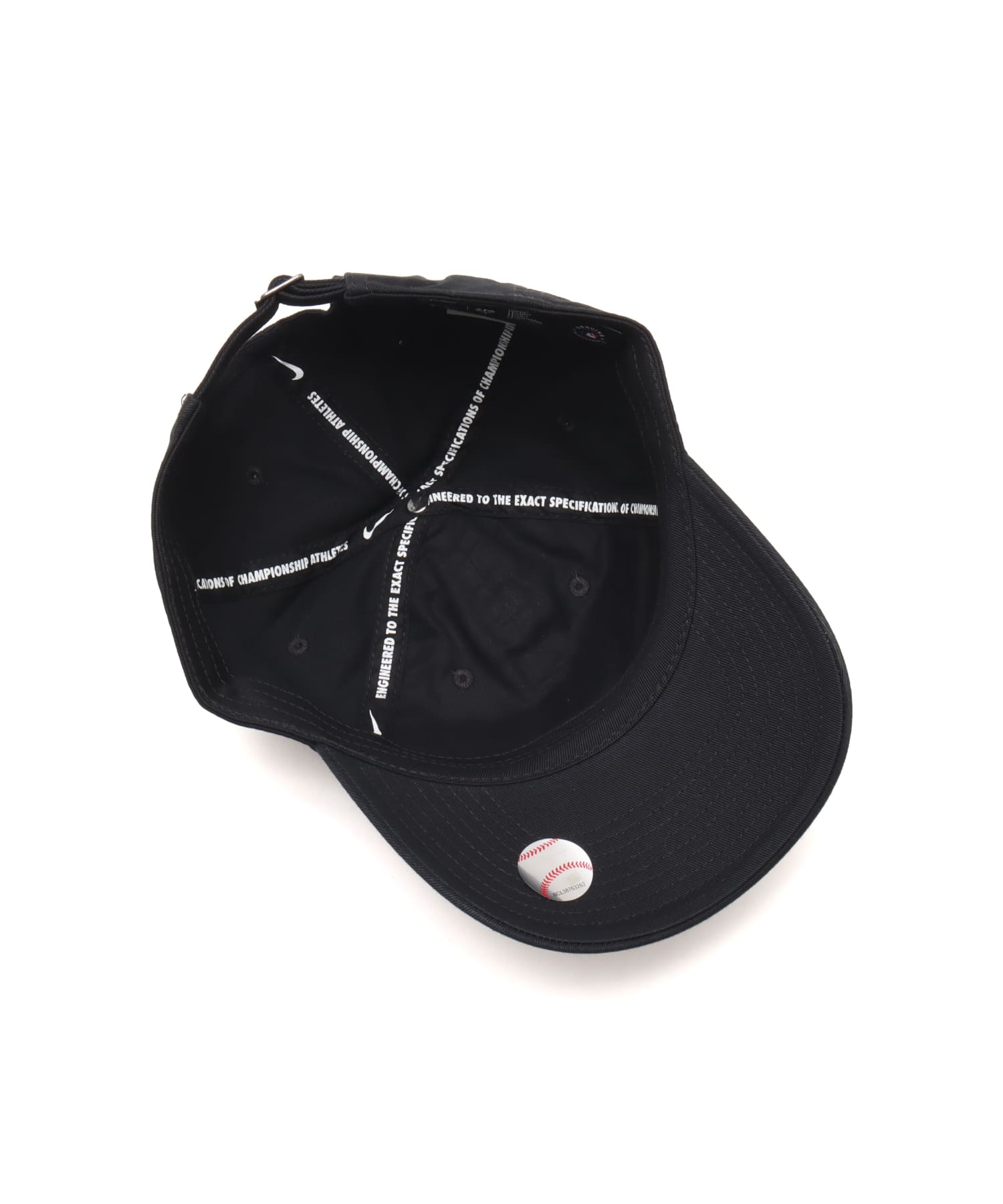 NIKE CLUB UNSTRUCTURED ORGANIC COTTON CAP BLACKの画像