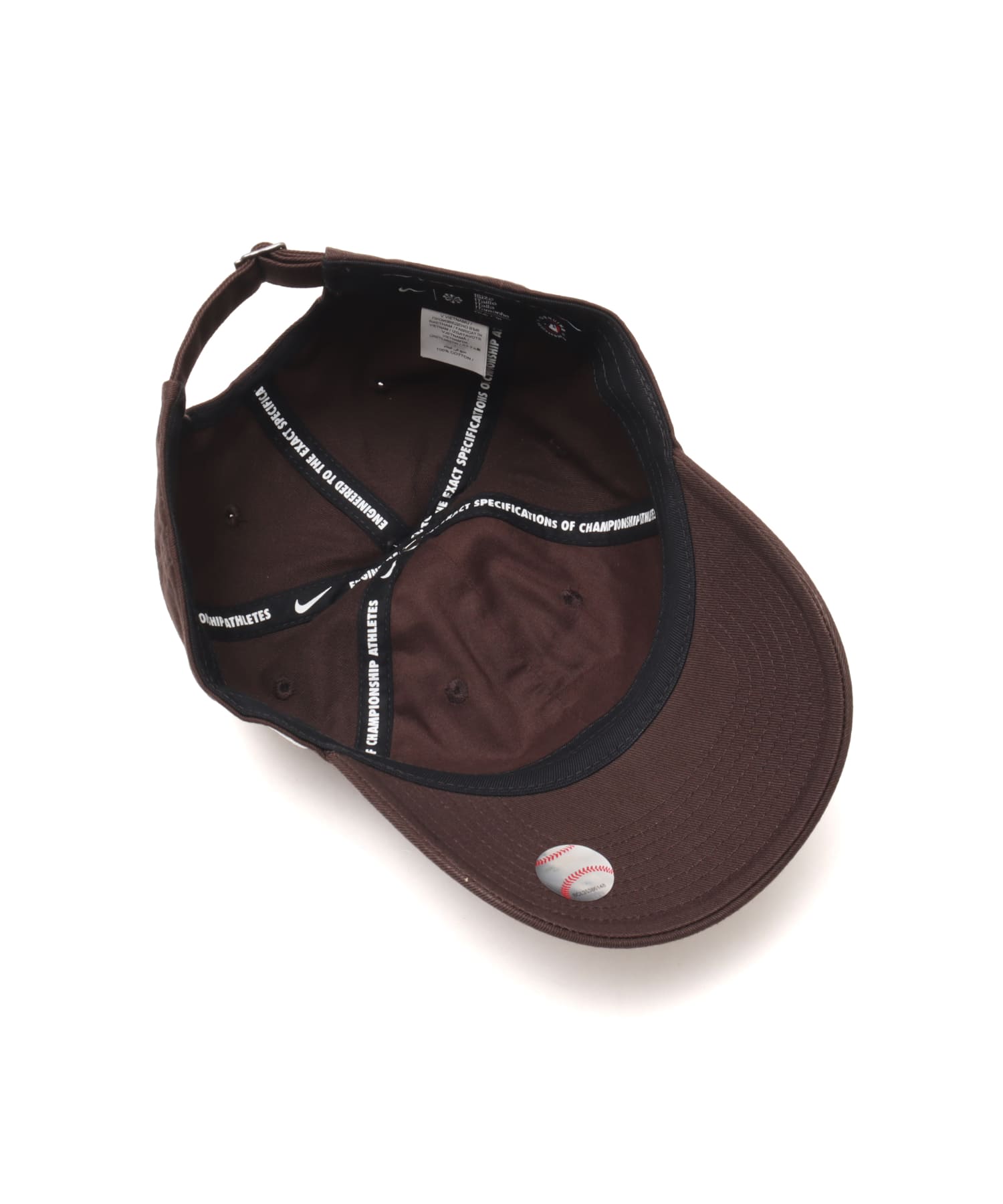 NIKE CLUB UNSTRUCTURED ORGANIC COTTON CAP DARK CINDERの画像