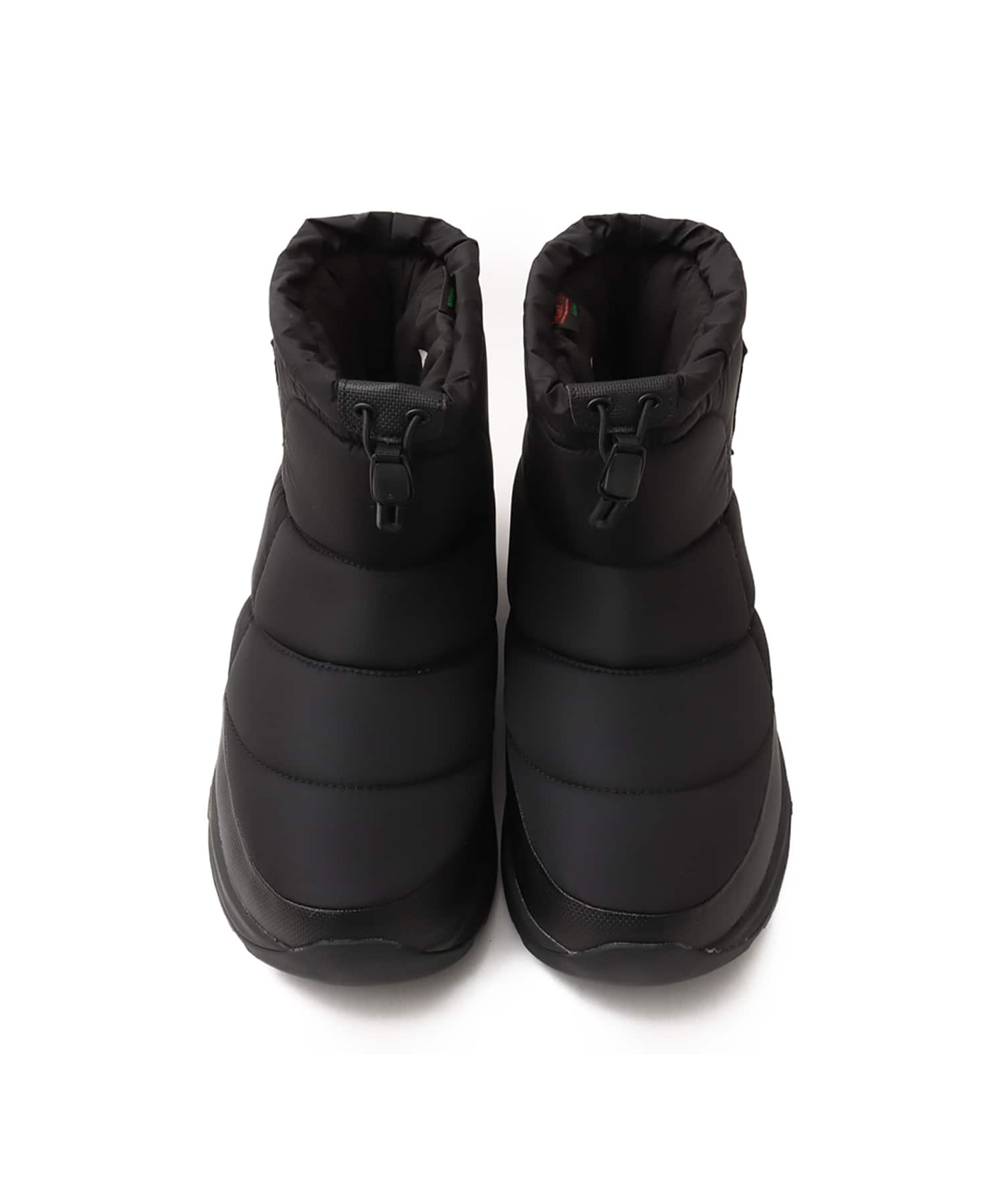 THE NORTH FACE Nuptse Bootie WP Logo Short TNFブラックxTNFホワイトの画像