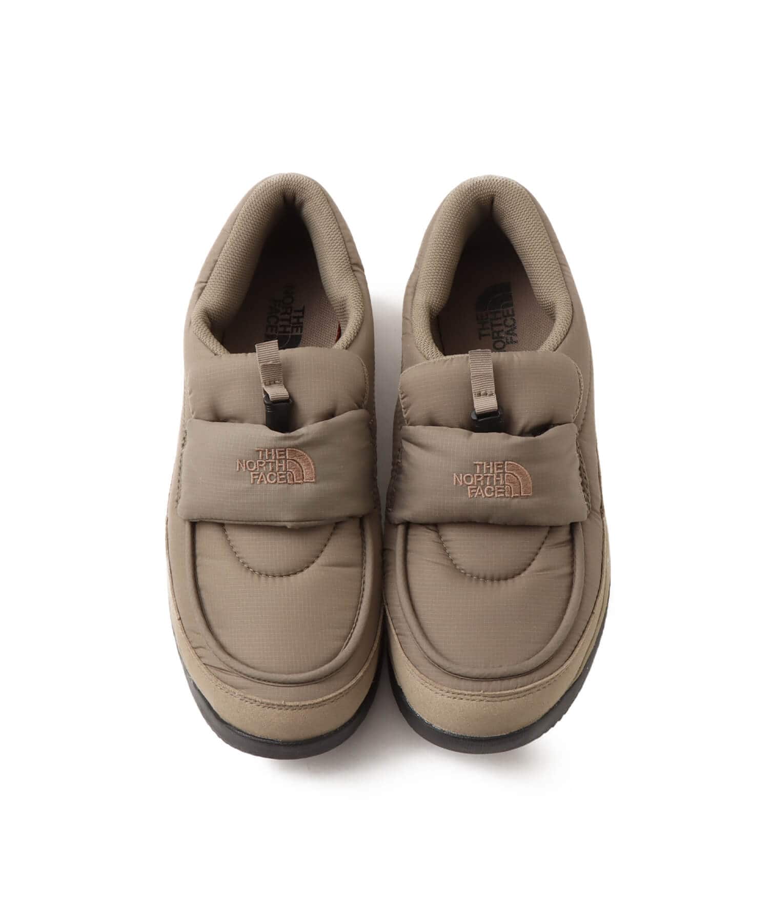 THE NORTH FACE Nuptse Loafer マッシュルームxTNFブラックの画像