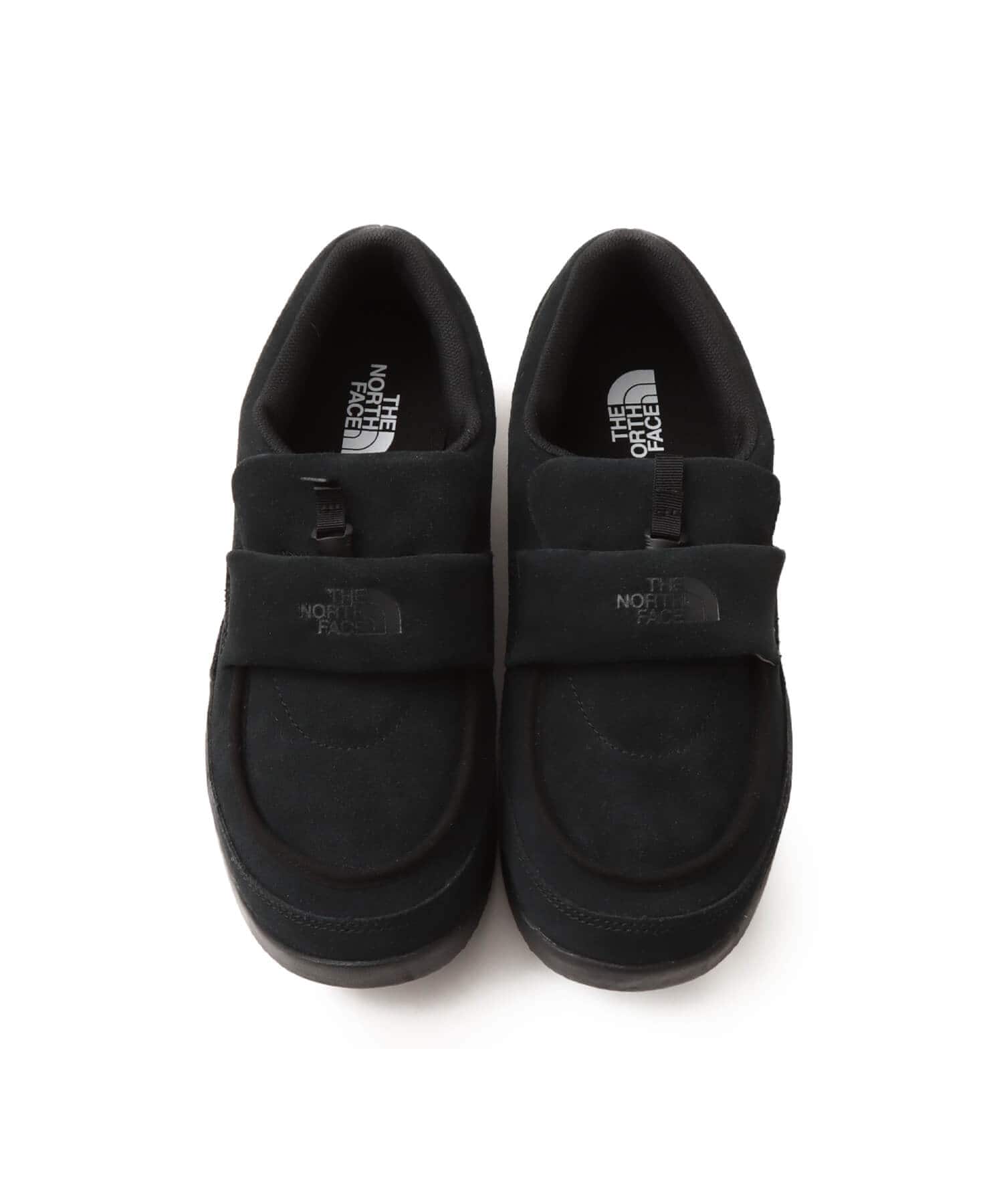 THE NORTH FACE Nuptse Loafer Suede TNFブラックxTNFブラックの画像
