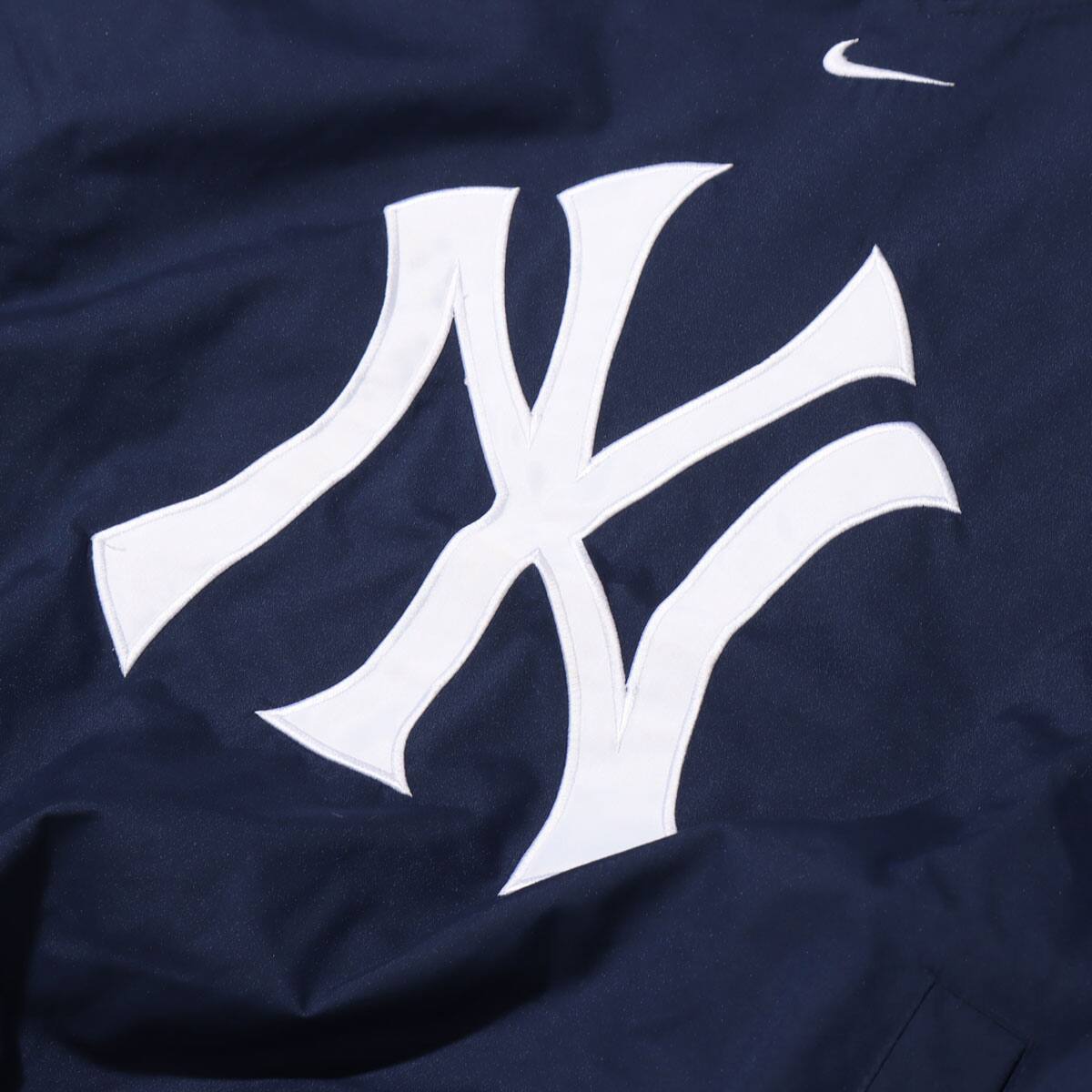 Nike Swoosh New York Yankees Pullover Jacket Used Navy ho I