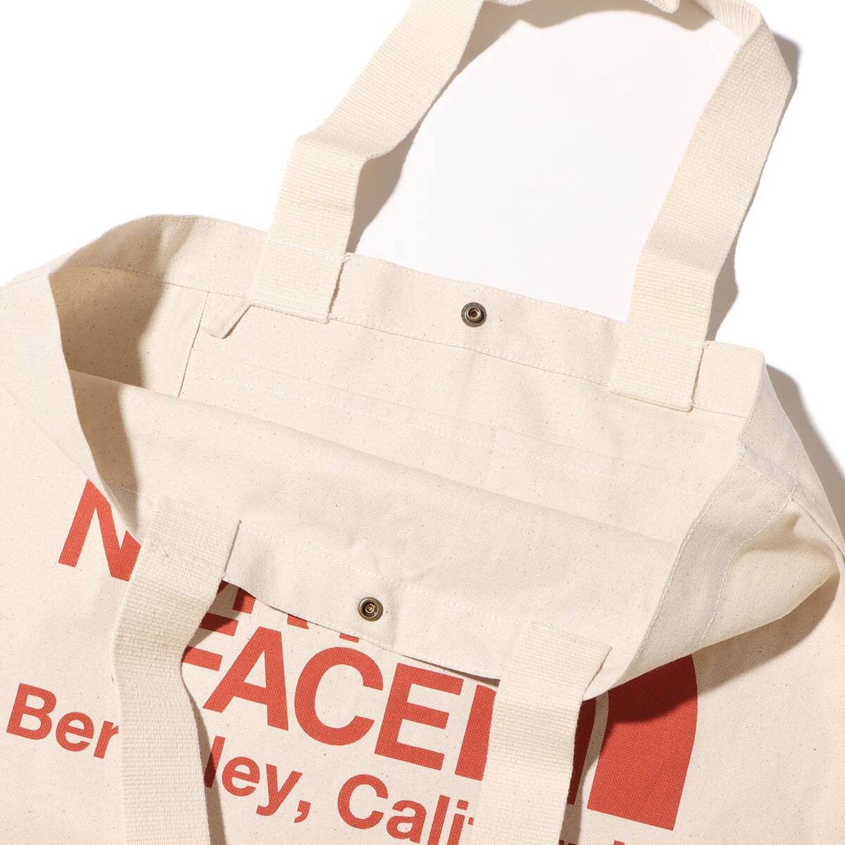 THE NORTH FACE ORGANIC COTTON TOTE NクレイR 23FW-Iの画像