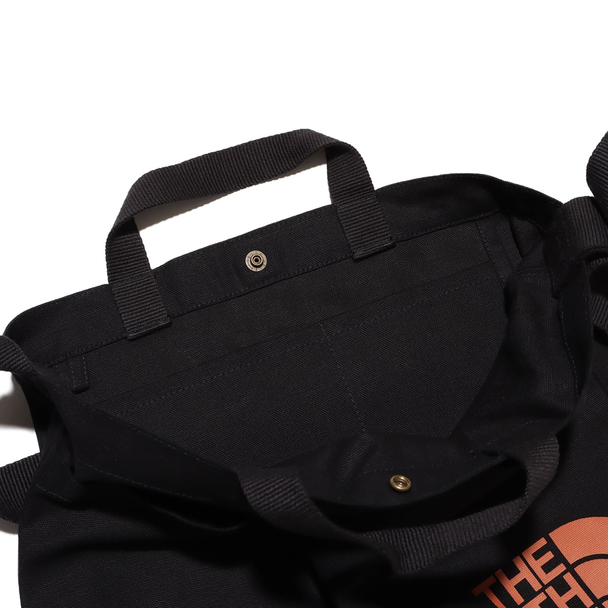 THE NORTH FACE Organic Cotton Shoulder ブラックxシナモン