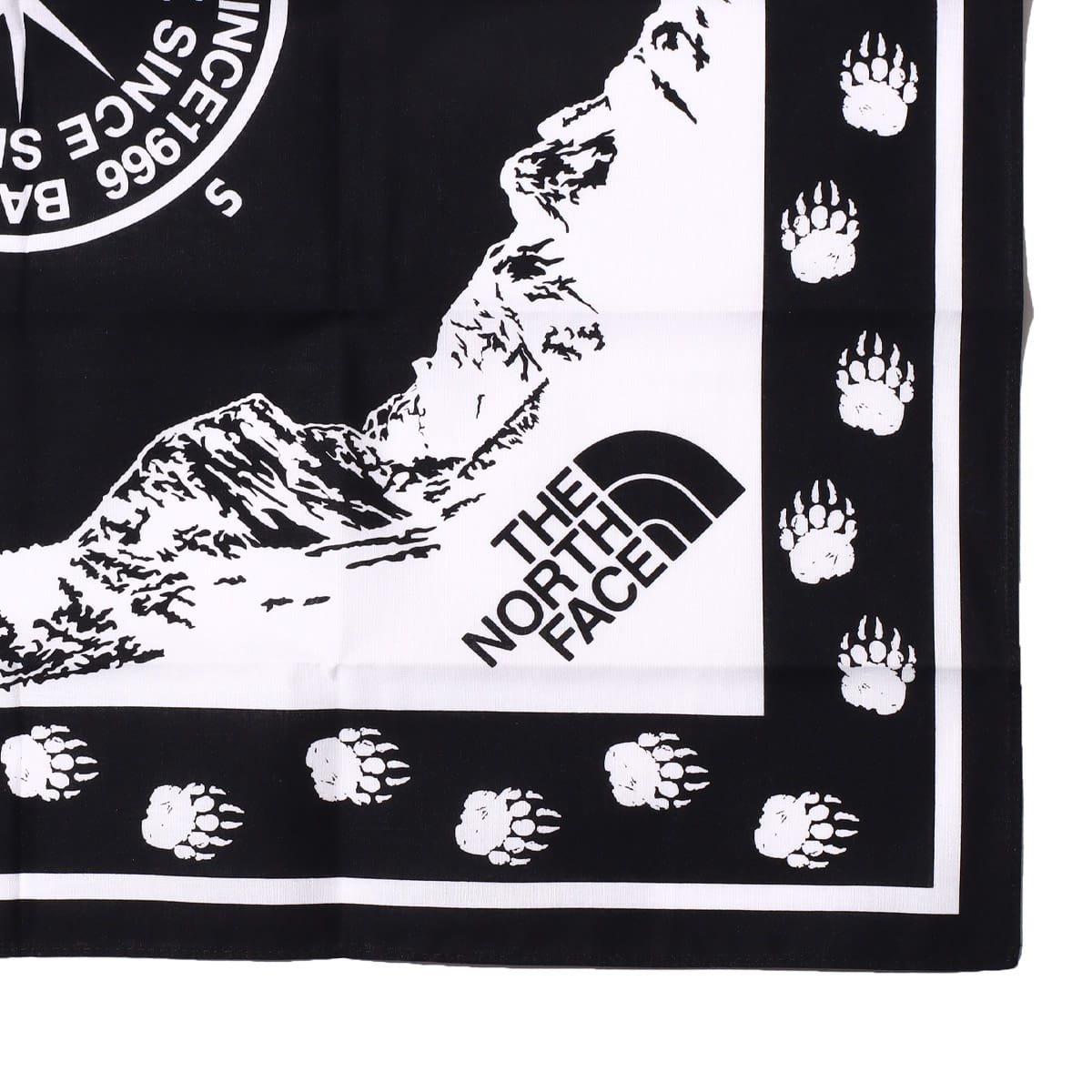 THE NORTH FACE YOSEMITE BEAR BANDANA BLACK 23SS-Iの画像