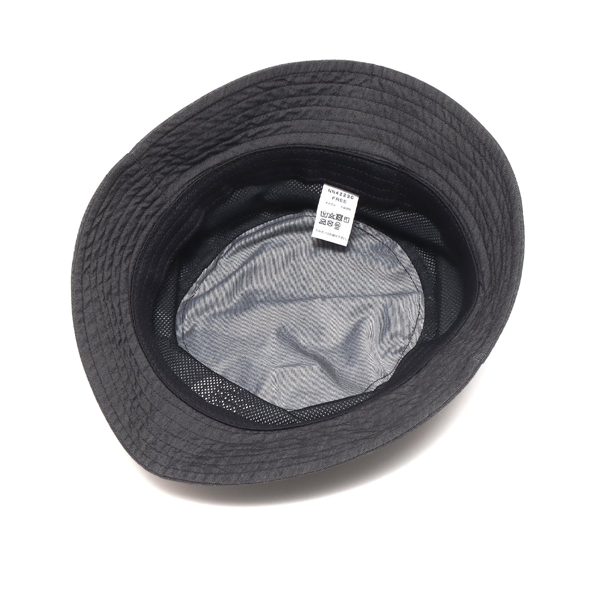 THE NORTH FACE NYLON DENIM BCKT HAT ナイロンブラックデニム 22FW-Iの画像