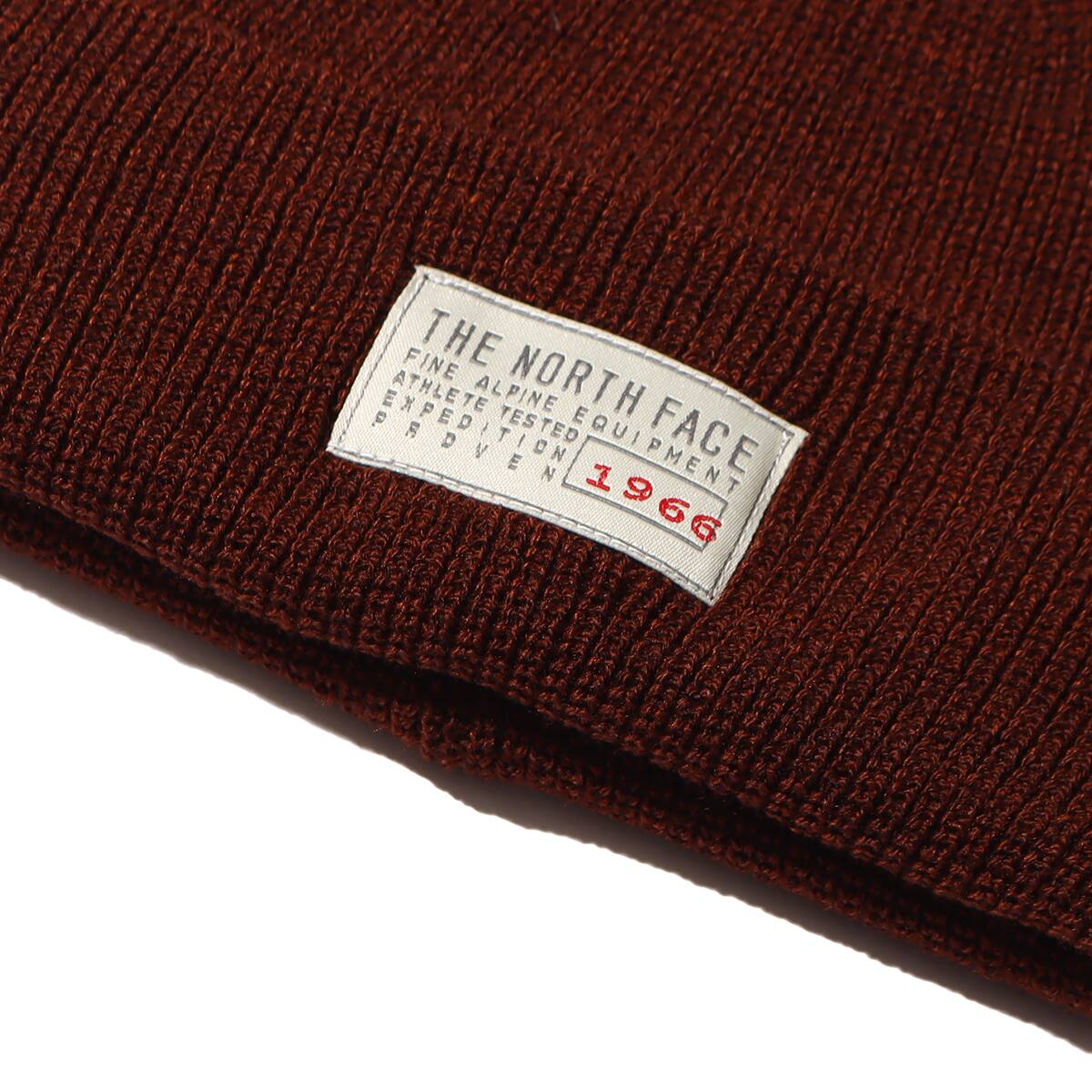 THE NORTH FACE STITCHWORK BEANIE ダークオーク 22FW-Iの画像