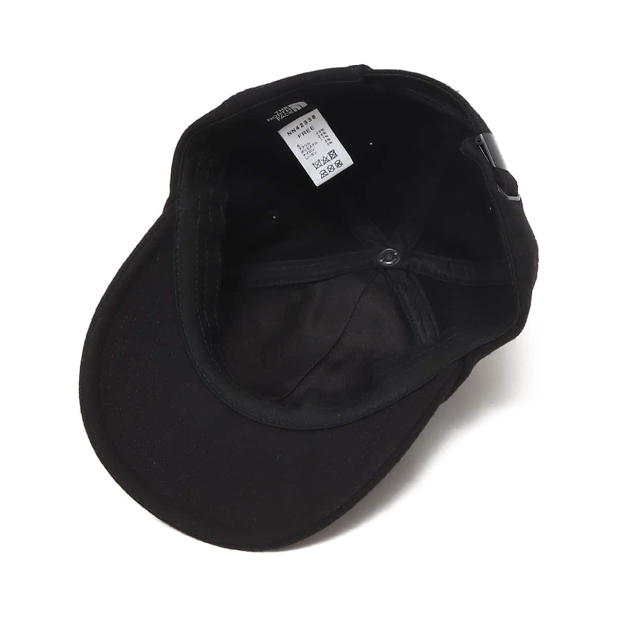 THE NORTH FACE TNF LOGO FLANNEL CAP BLACK の画像