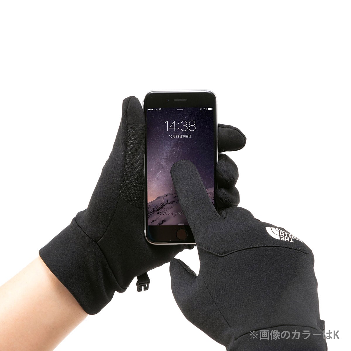 THE NORTH FACE ETIP GLOVE ニュートープグリーン 22FW-Iの画像