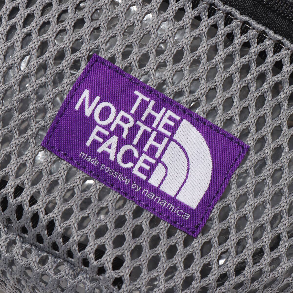 THE NORTH FACE PURPLE LABEL MESH WAIST BAG Silver Gray 22SS-I