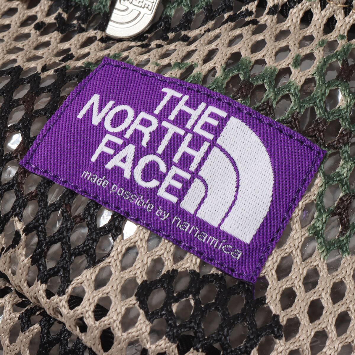 THE NORTH FACE PURPLE LABEL Botanical Print Mesh Waist Bag BEIGE ...