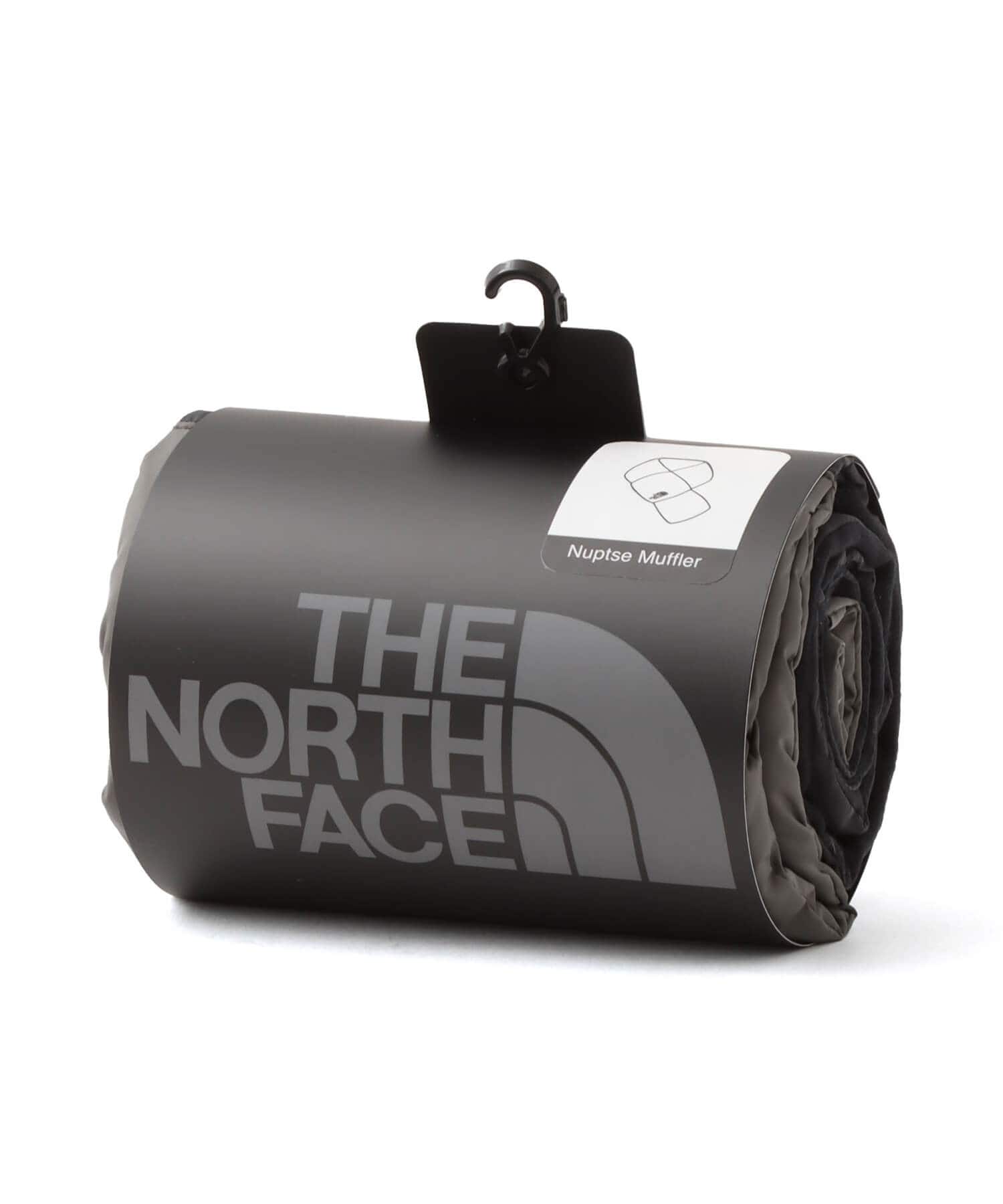THE NORTH FACE Nuptse Muffler ヒューズボックスグレーxアスファルトグレーの画像