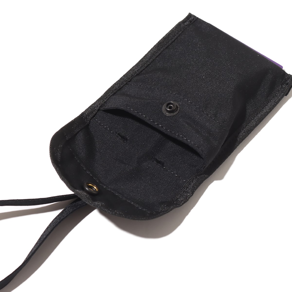 THE NORTH FACE PURPLE LABEL Mountain Wind Name Holder Black 23FW-Iの画像