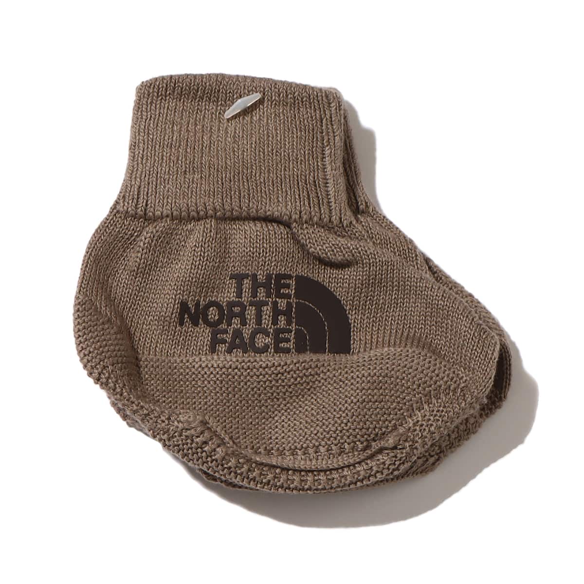 THE NORTH FACE BABY CRADLE COTTON CAP & SOCKS SET ウォルナット 23SS-Iの画像