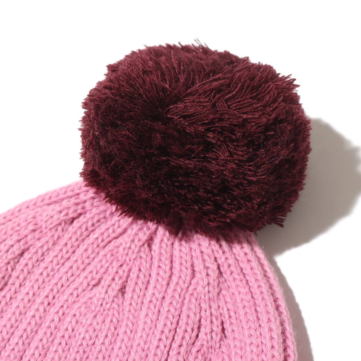 THE NORTH FACE KIDS' POM POM CAPPUCHO OCピンク 23FW-Iの画像