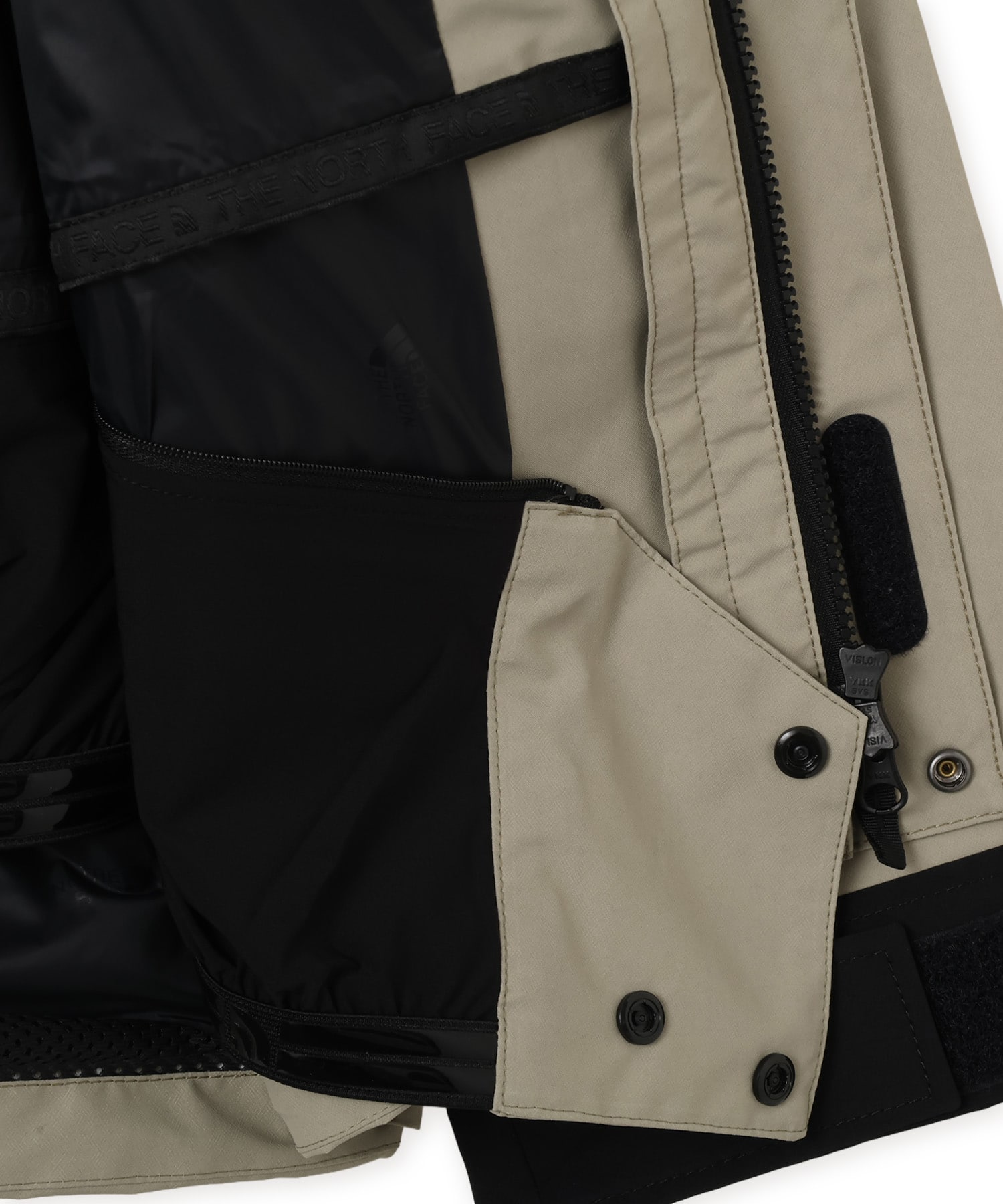 THE NORTH FACE MOUNTAIN JACKET CLグレーの画像