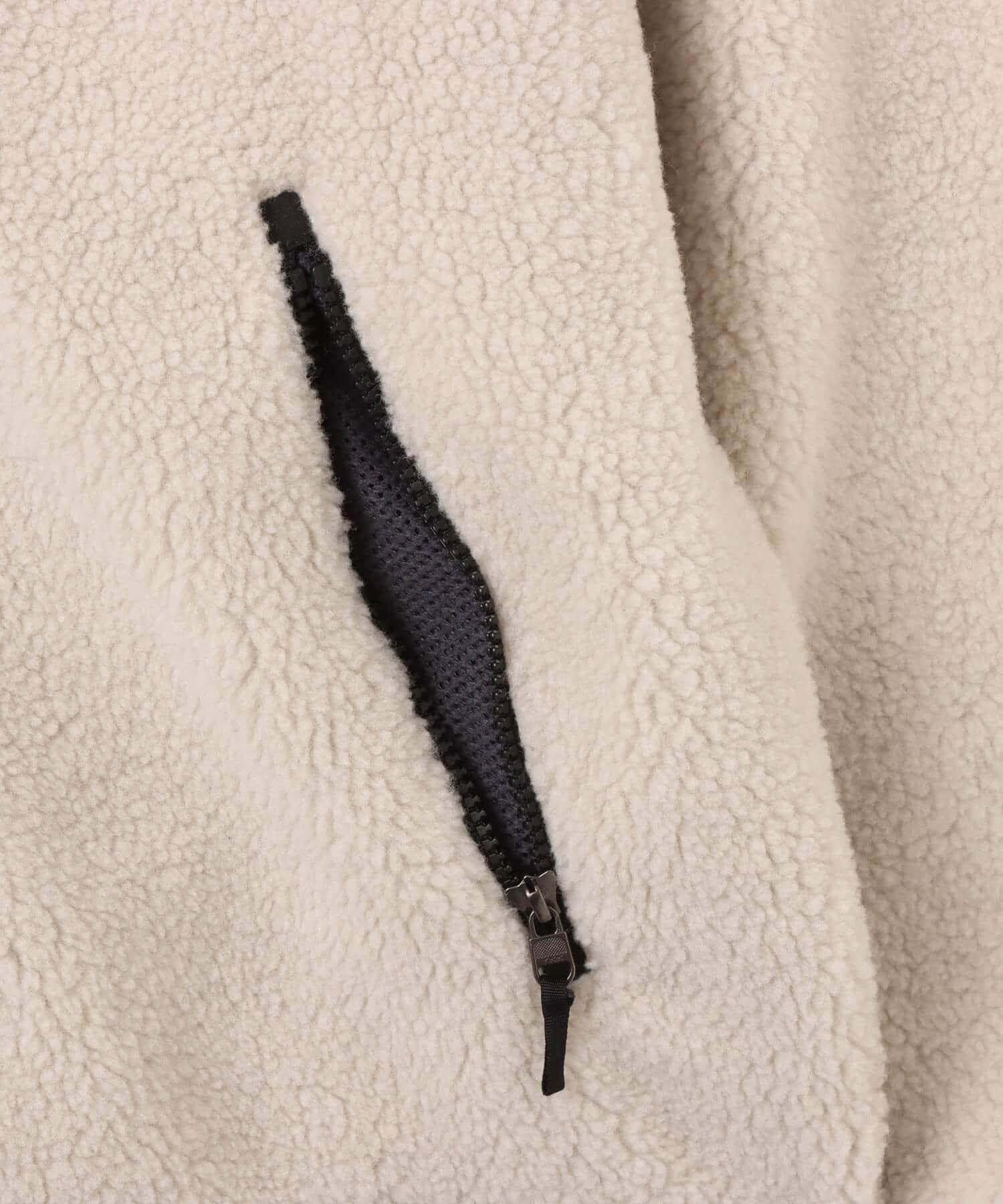 THE NORTH FACE Reversible Extreme Pile Fleece Jacket フォッシルアイボリーxブラックの画像