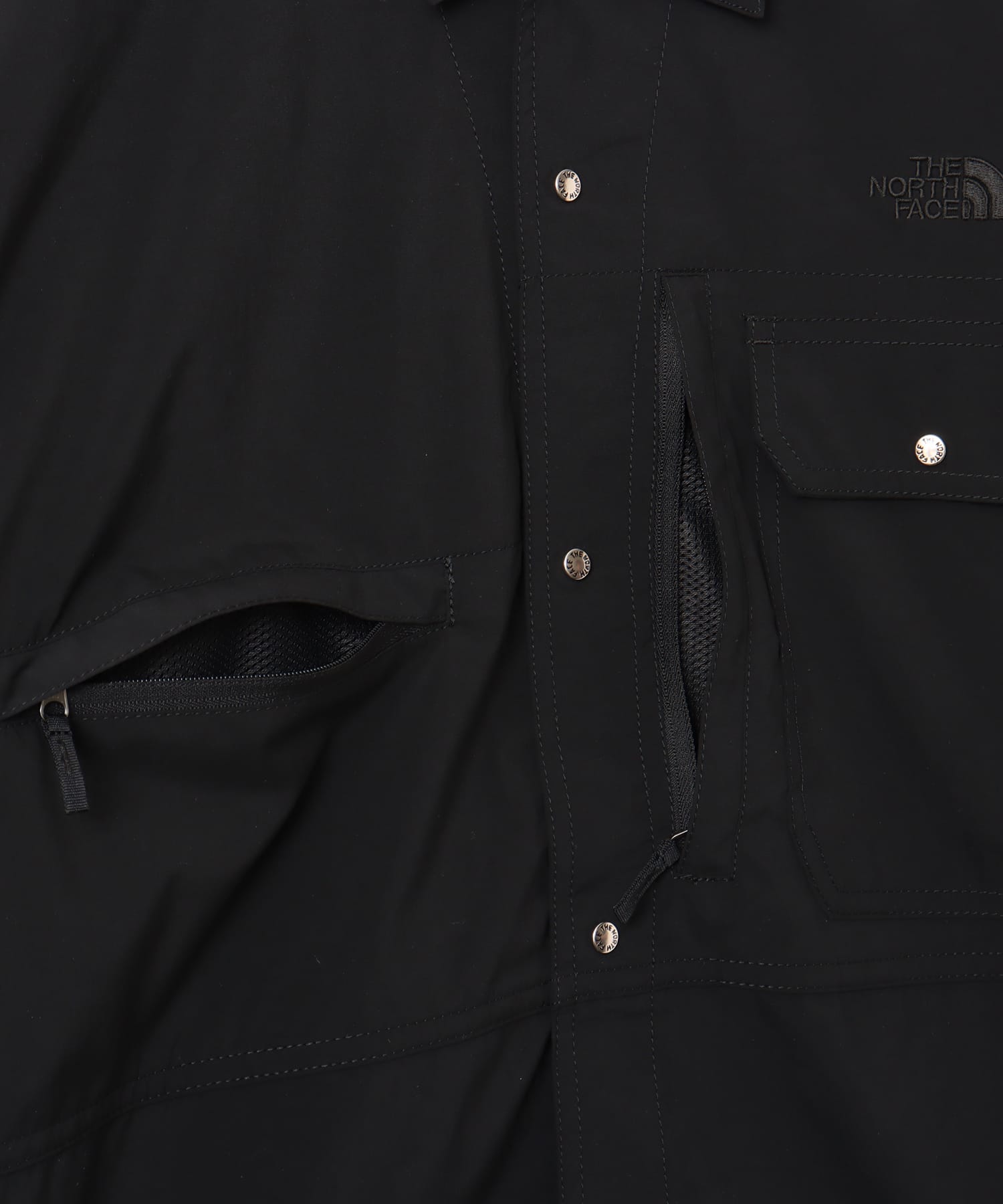 THE NORTH FACE S/S TRIPFIELD SHIRT ブラックの画像