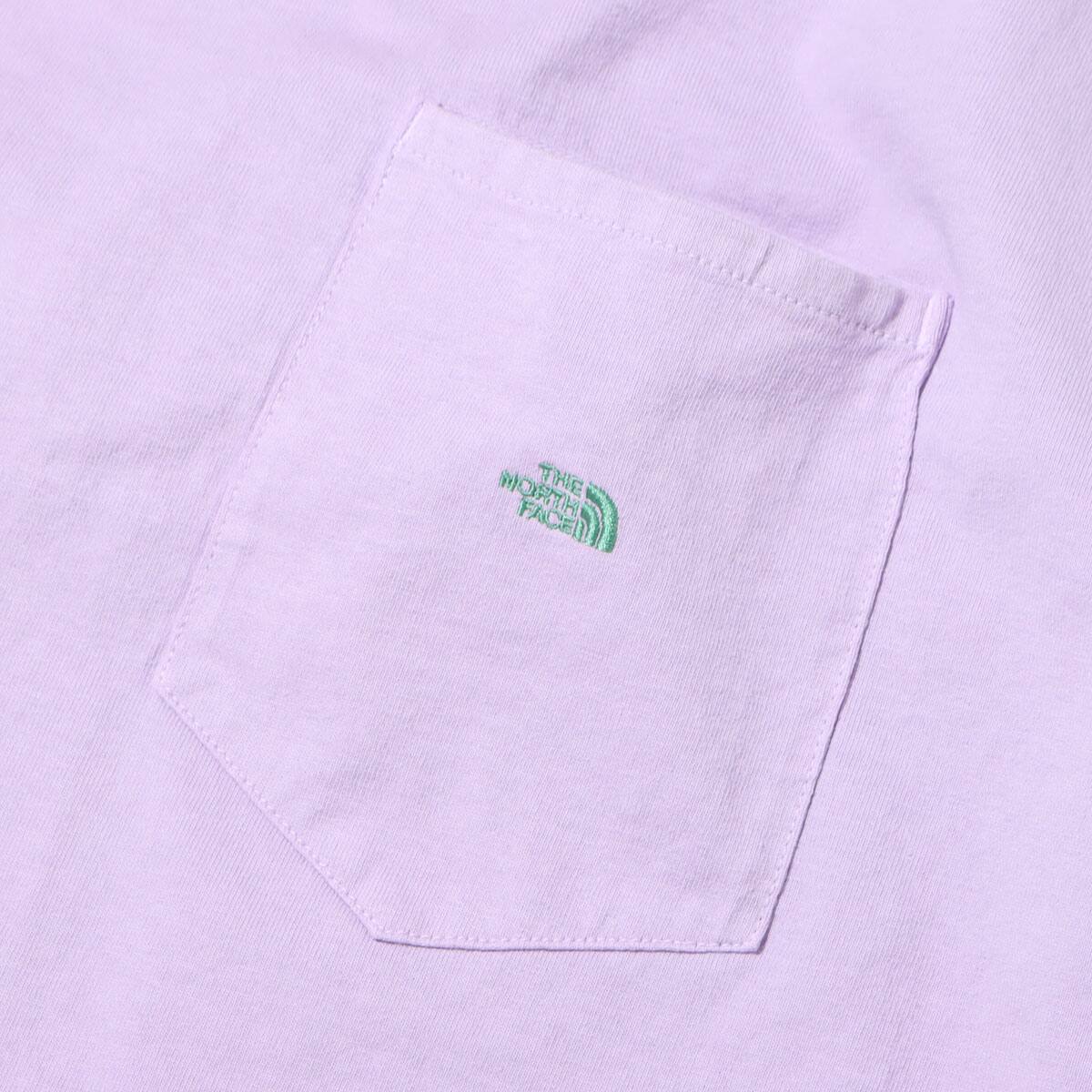 THE NORTH FACE PURPLE LABEL 7OZ H/S POCKET TEE Light Purple × Mint Green 22SS-Iの画像