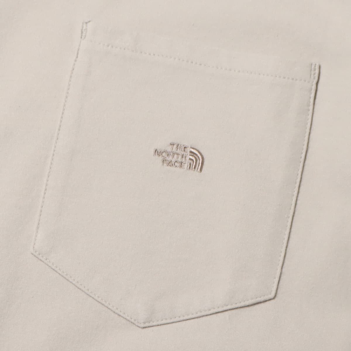 THE NORTH FACE PURPLE LABEL High Bulky H/S Pocket Tee Light Gray