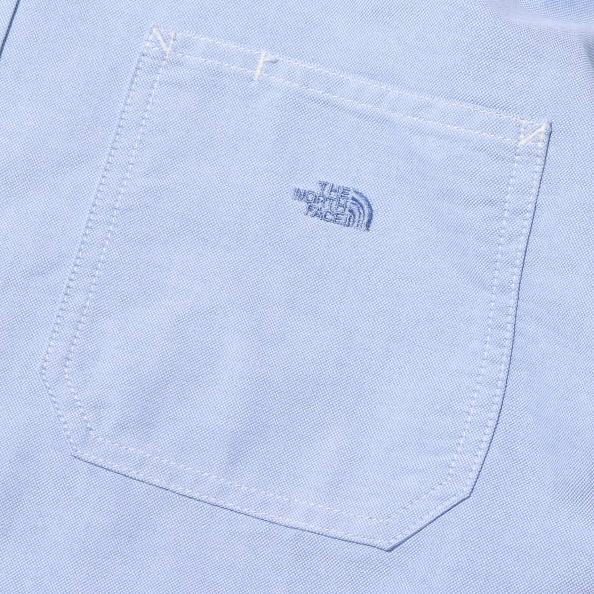 THE NORTH FACE PURPLE LABEL Cotton Polyester OX H/S Shirt SAX 22SS-Iの画像
