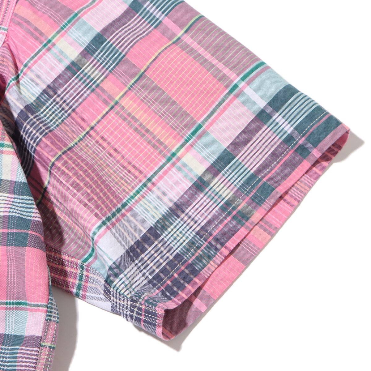 THE NORTH FACE PURPLE LABEL Patchwork H/S Shirt PINK 22SS-I
