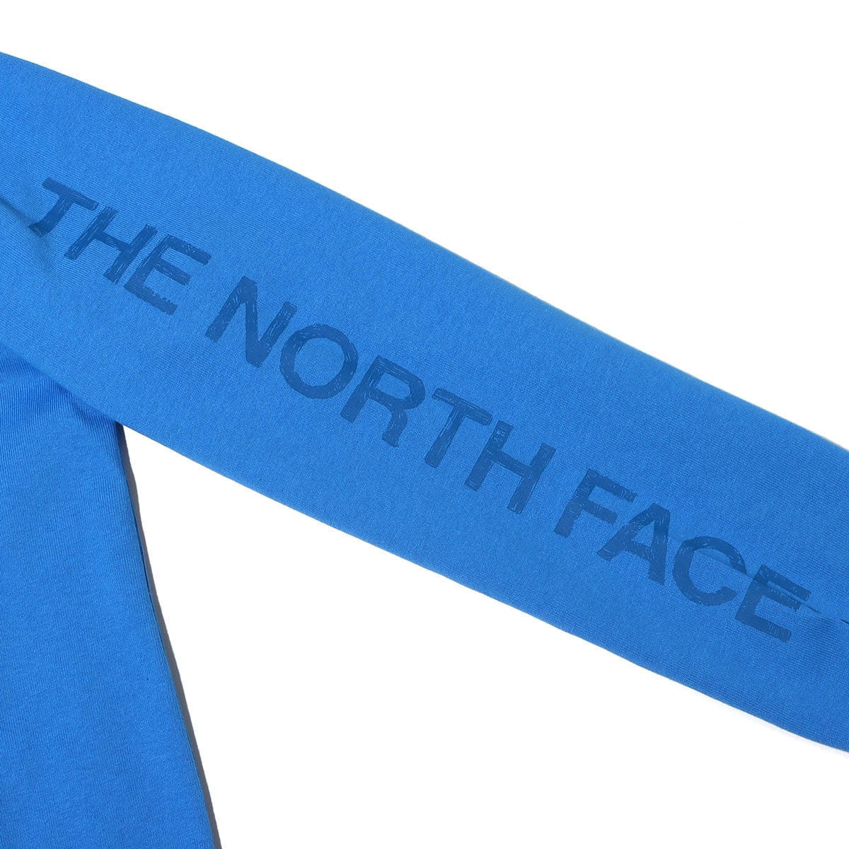 THE NORTH FACE L/S SLEEVE GRAPHIC TEE スーパーソニックブルーの画像