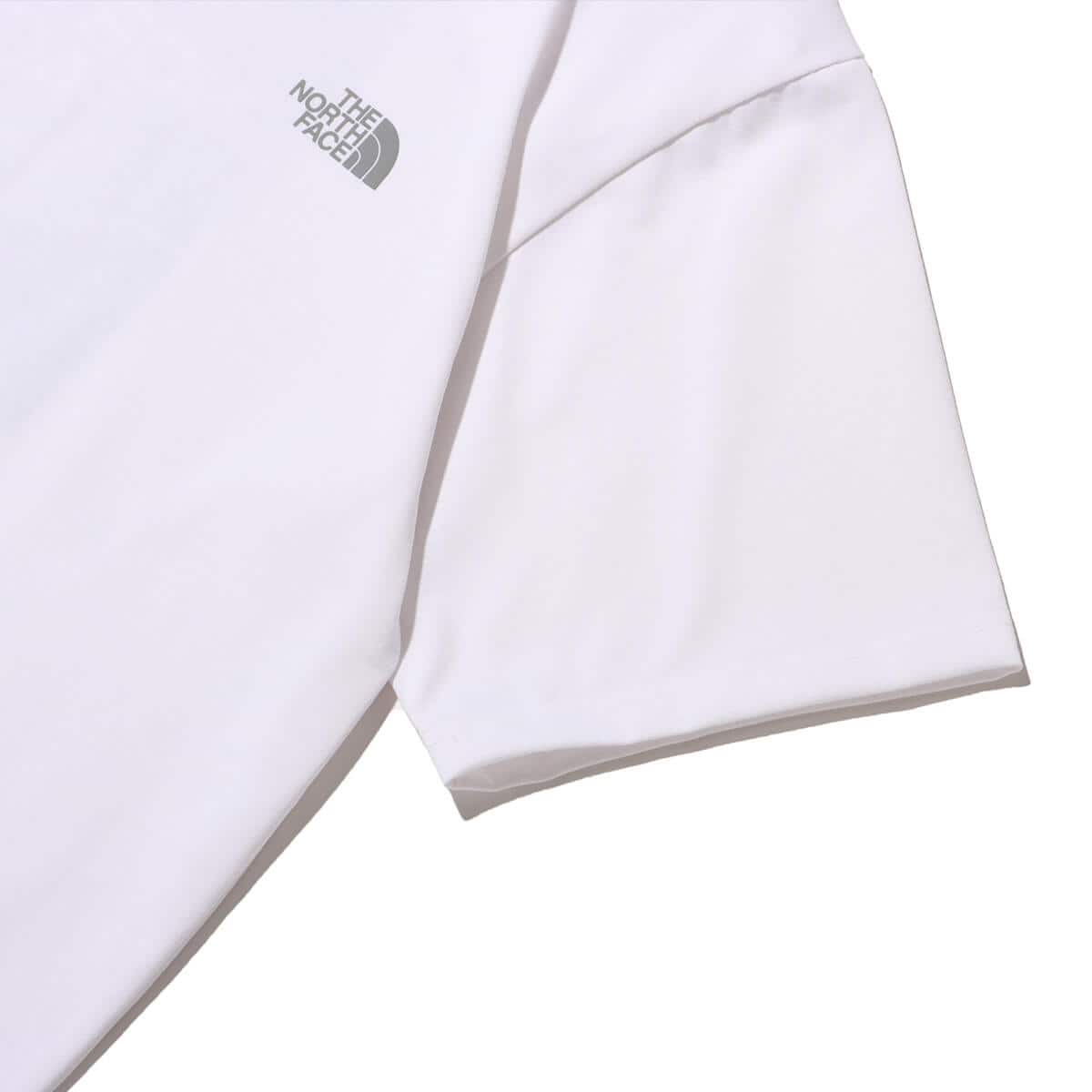 THE NORTH FACE S/S Square Mountain Logo Tee ホワイトの画像