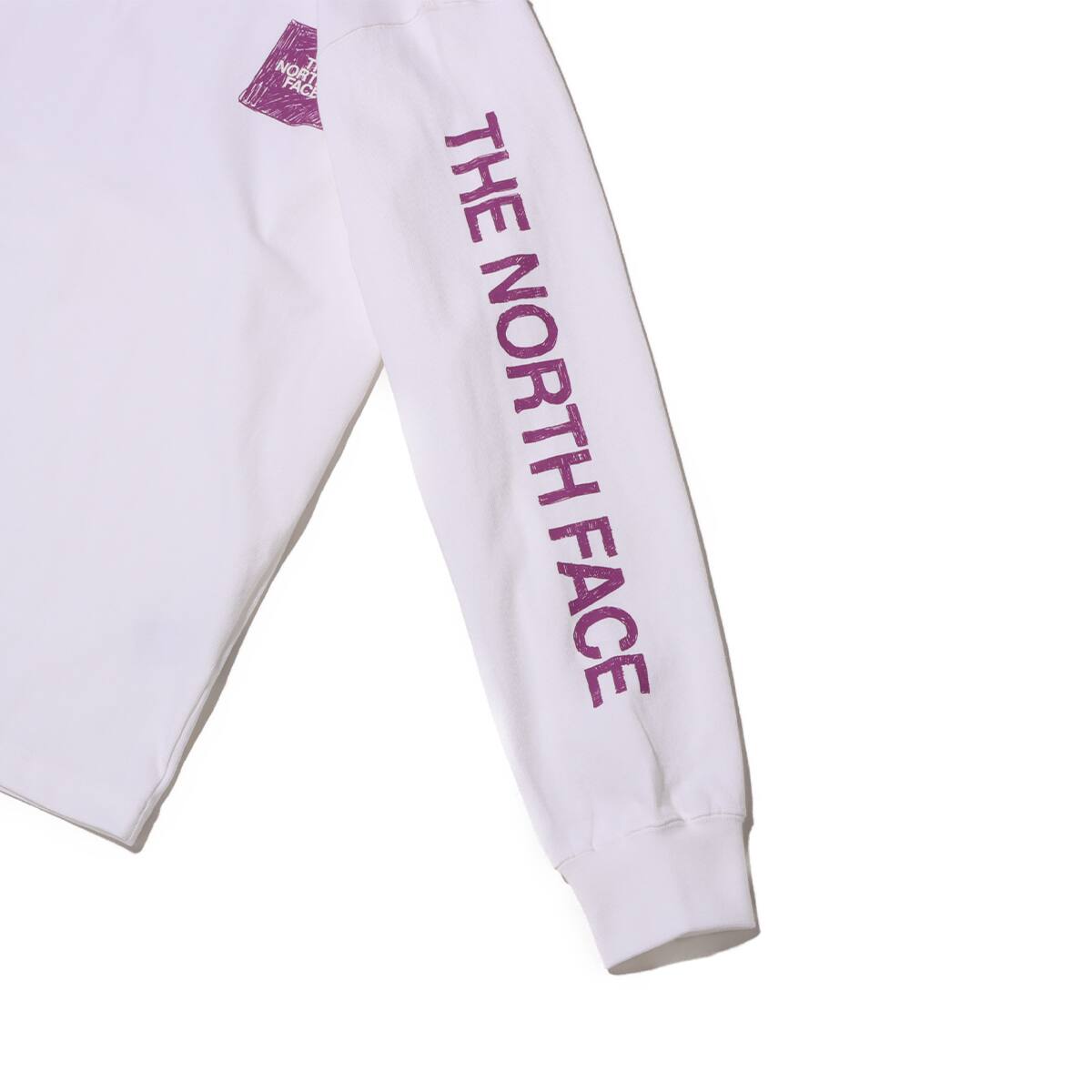 【現金特価】 Graphic Sleeve L/S FACE NORTH THE Tee 24SS-I（ザ ホワイト 半袖Tシャツ
