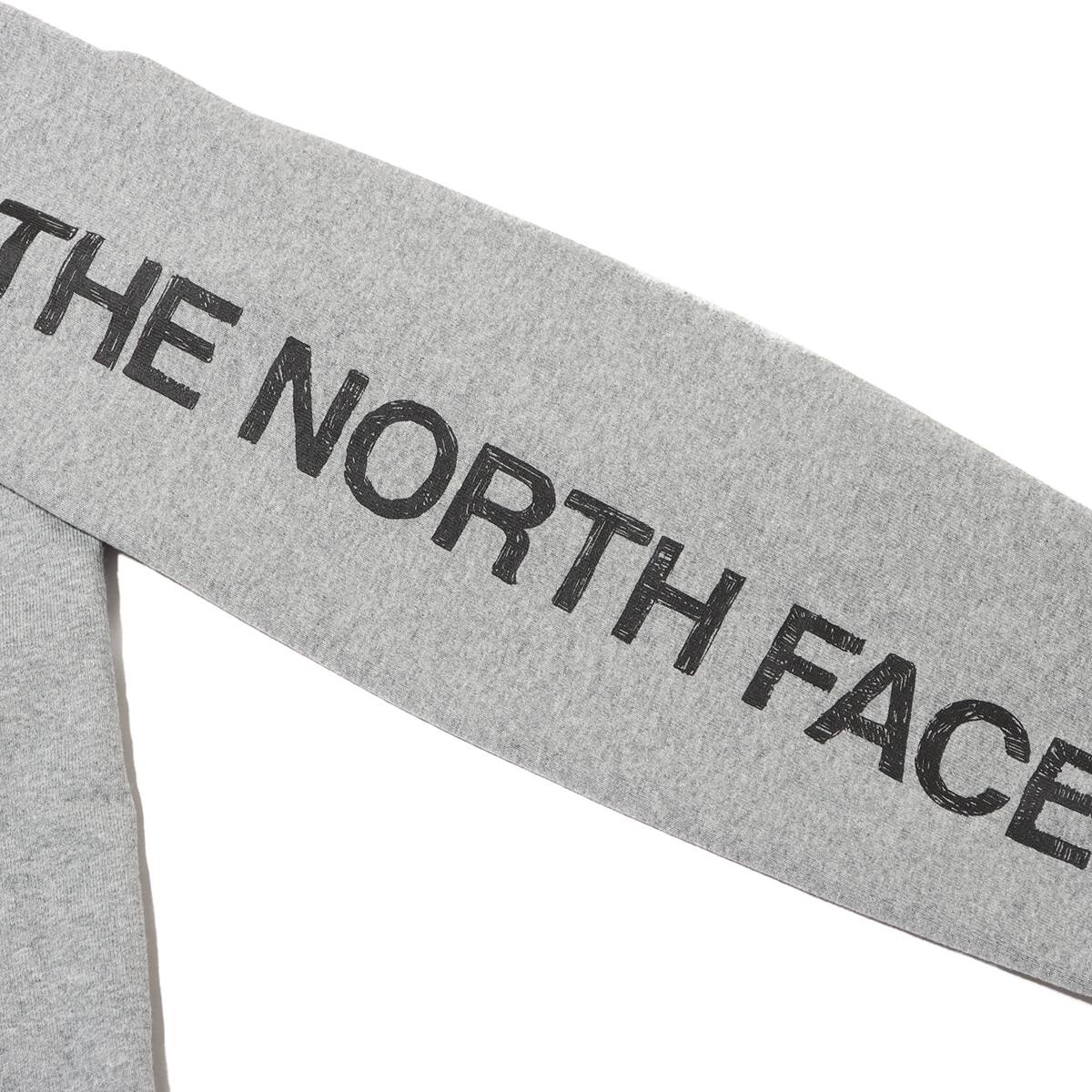 THE NORTH FACE L/S Sleeve Graphic Tee ミックスグレー 24SS-Iの画像