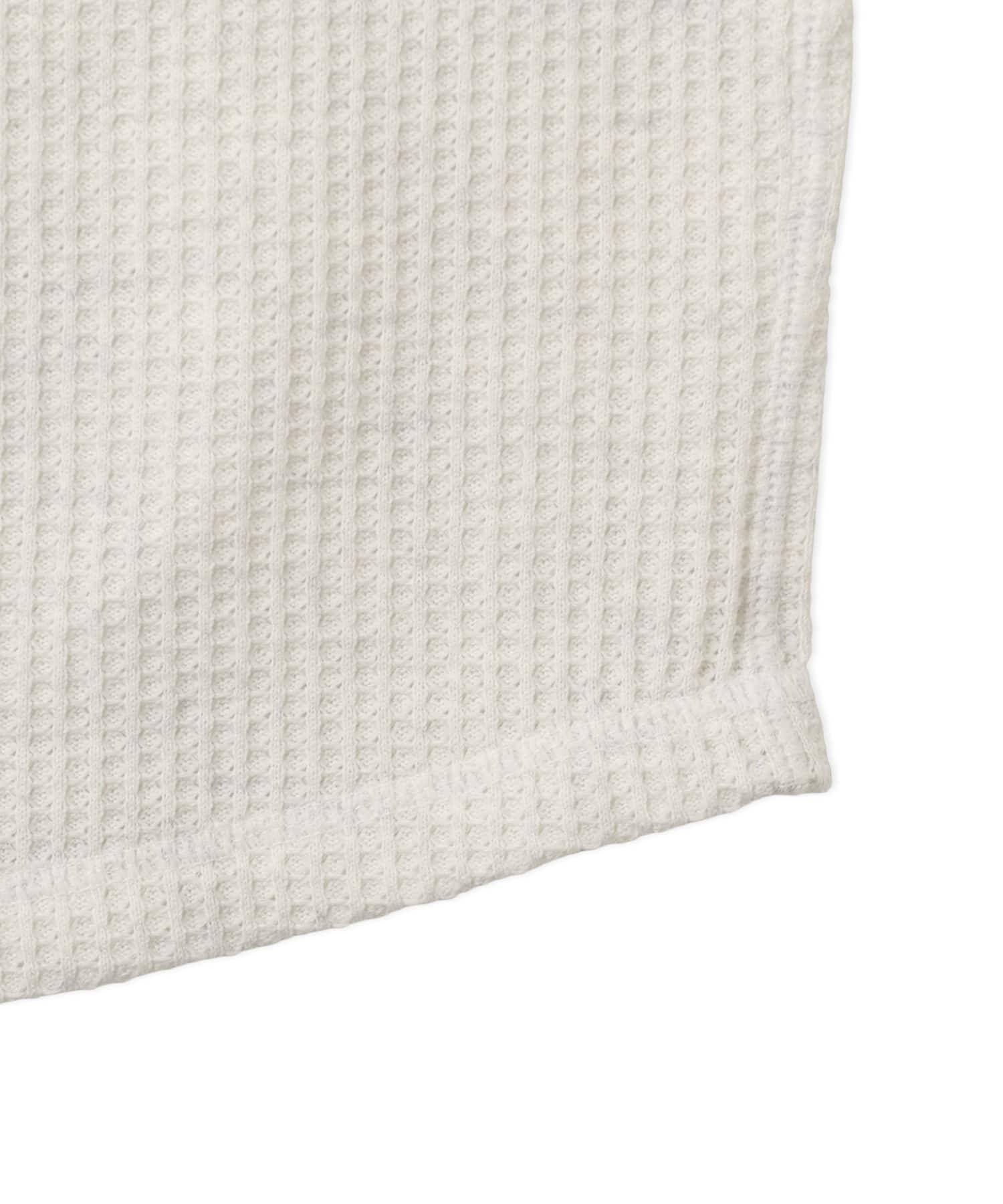 THE NORTH FACE L/S WARM WAFFLE CREW オフホワイトの画像