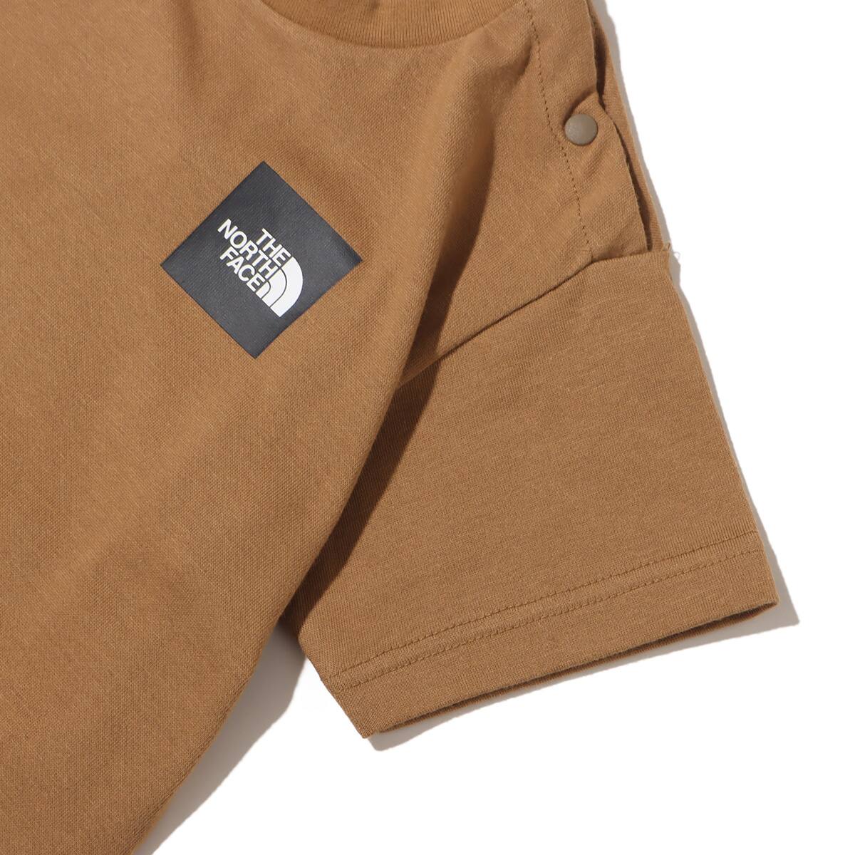 THE NORTH FACE BABY S/S SMALL SQUARE LOGO TEE Uブラウン 23FW-Iの画像