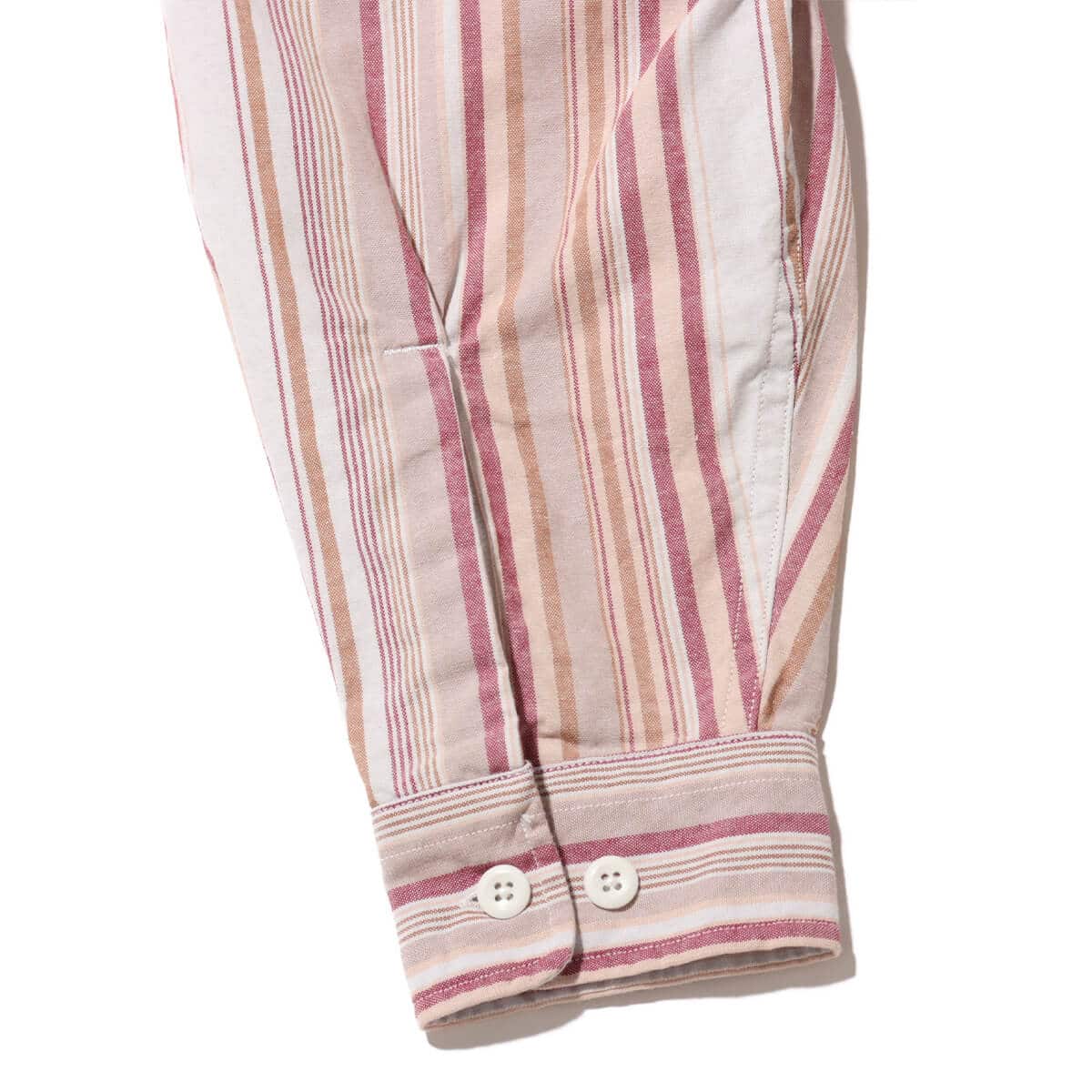 THE NORTH FACE PURPLE LABEL Button Down NP Striped Field Shirt Dress Beige 24SS-Iの画像