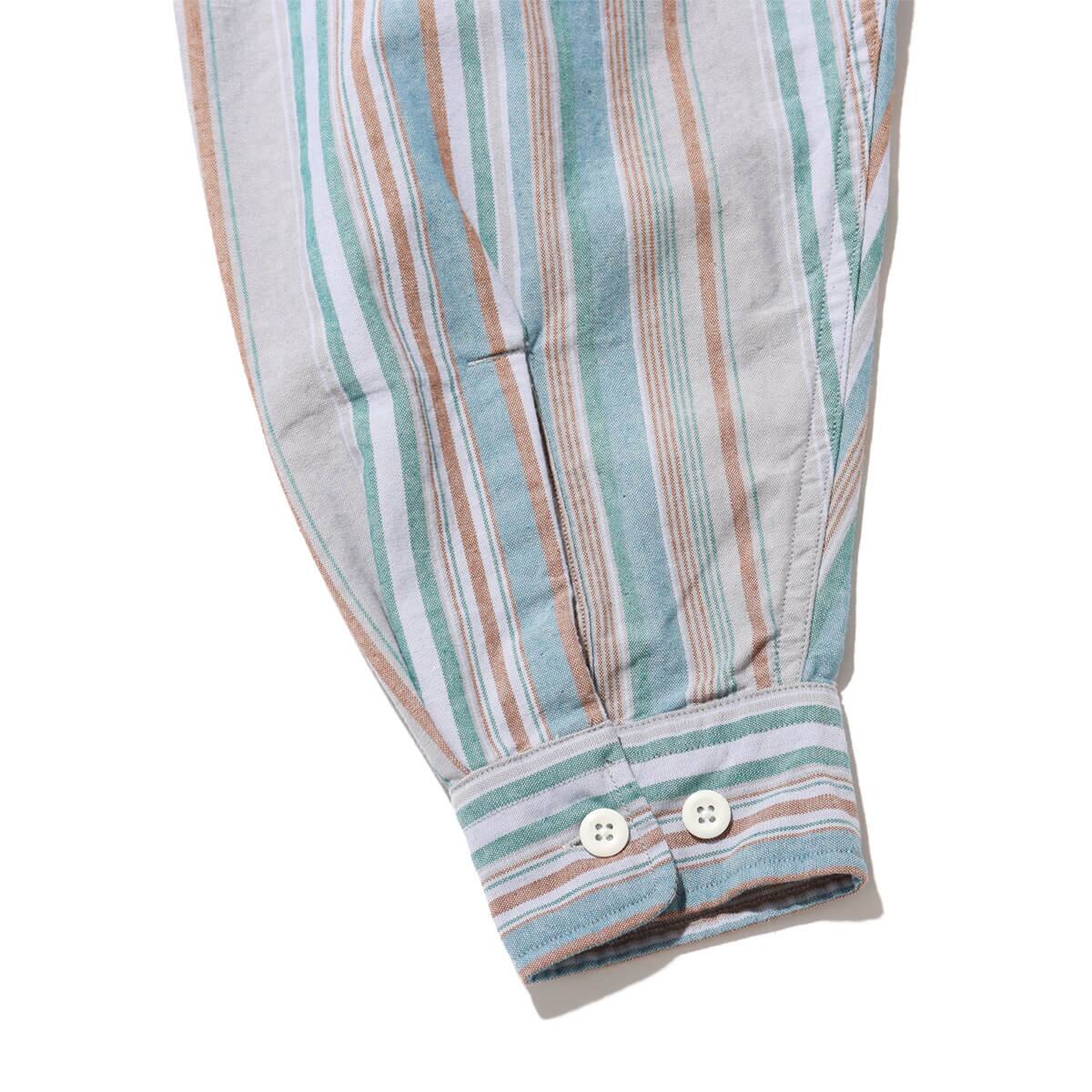 THE NORTH FACE PURPLE LABEL Button Down NP Striped Field Shirt Dress Blue 24SS-Iの画像
