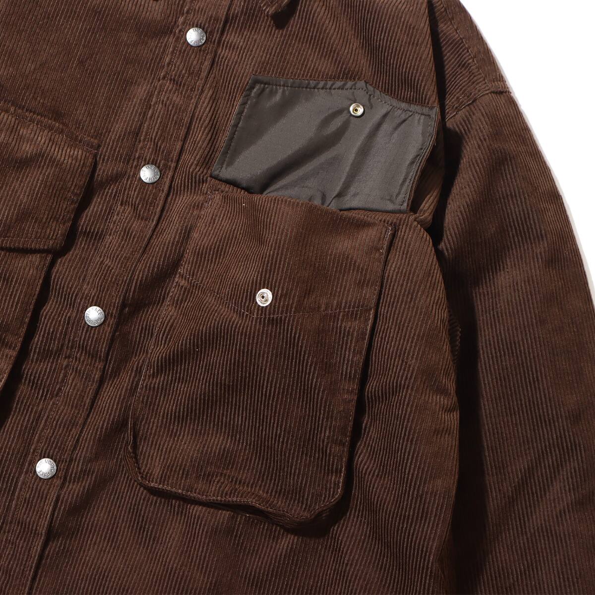 THE NORTH FACE PURPLE LABEL Corduroy Insulation Shirt Jacket Brown 