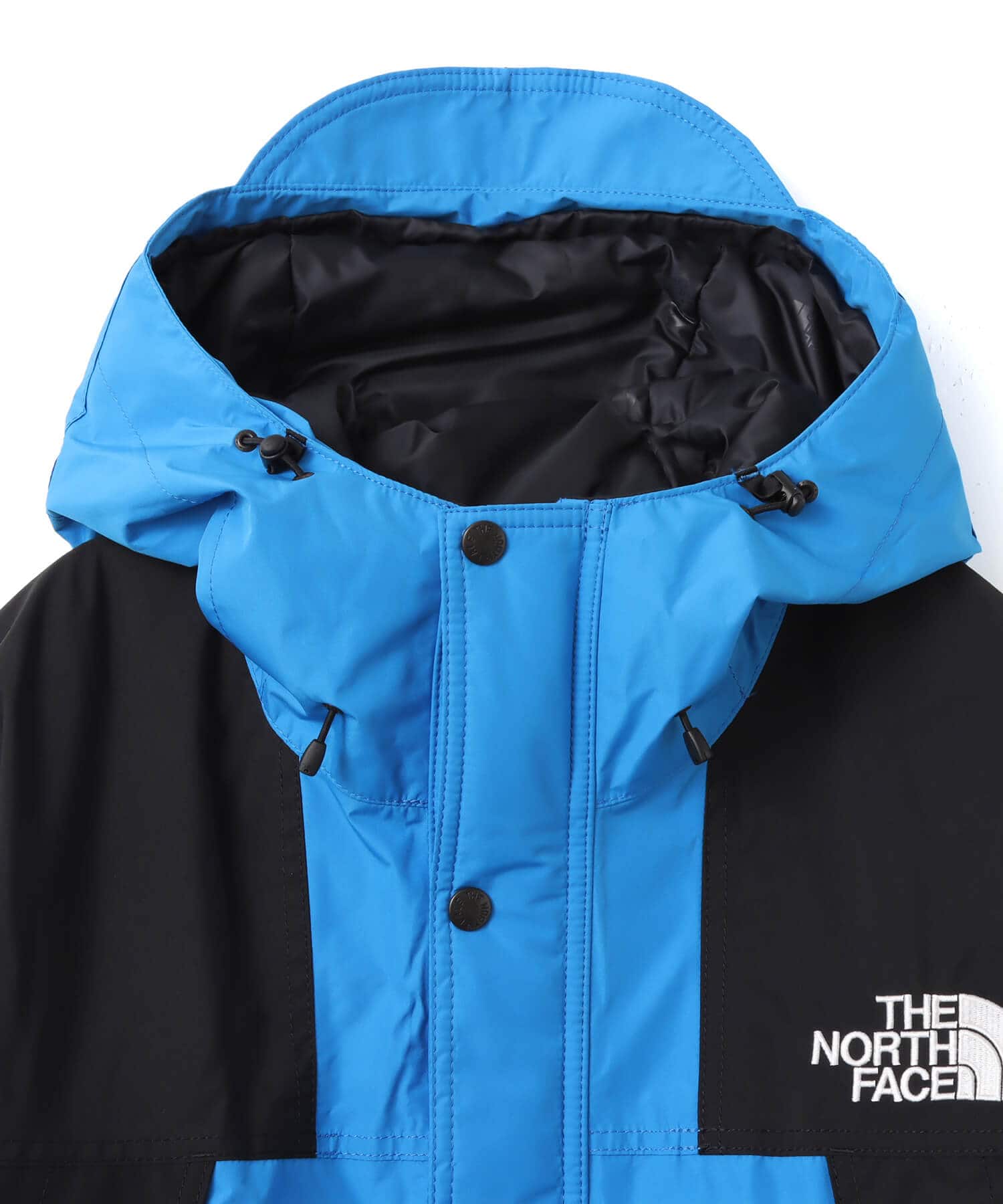 THE NORTH FACE Mountain Insulation Jacket ブラックxクリアレイクブルーの画像