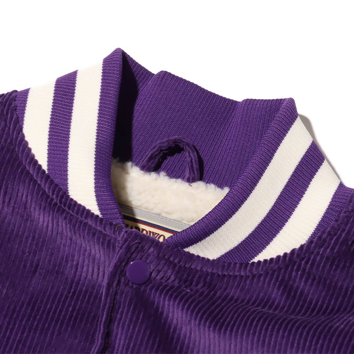 Mitchell & Ness COLLEGIATE VARSITY JACKET LAL PURPLE 23FW-Iの画像