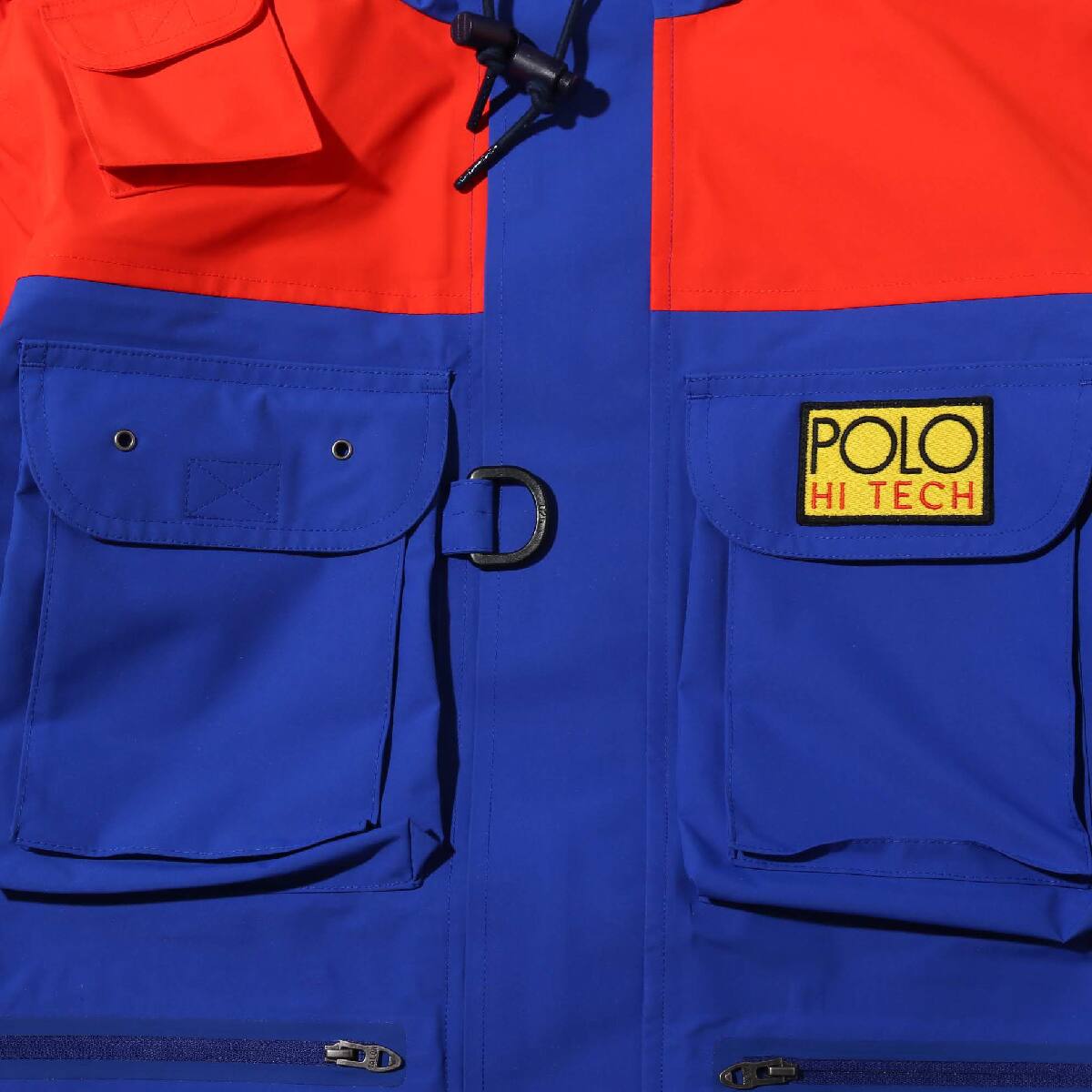 POLO RALPH LAUREN 3L ANORAK-LINED-JACKET ROYAL BLUE MULTI 18HO-Iの画像