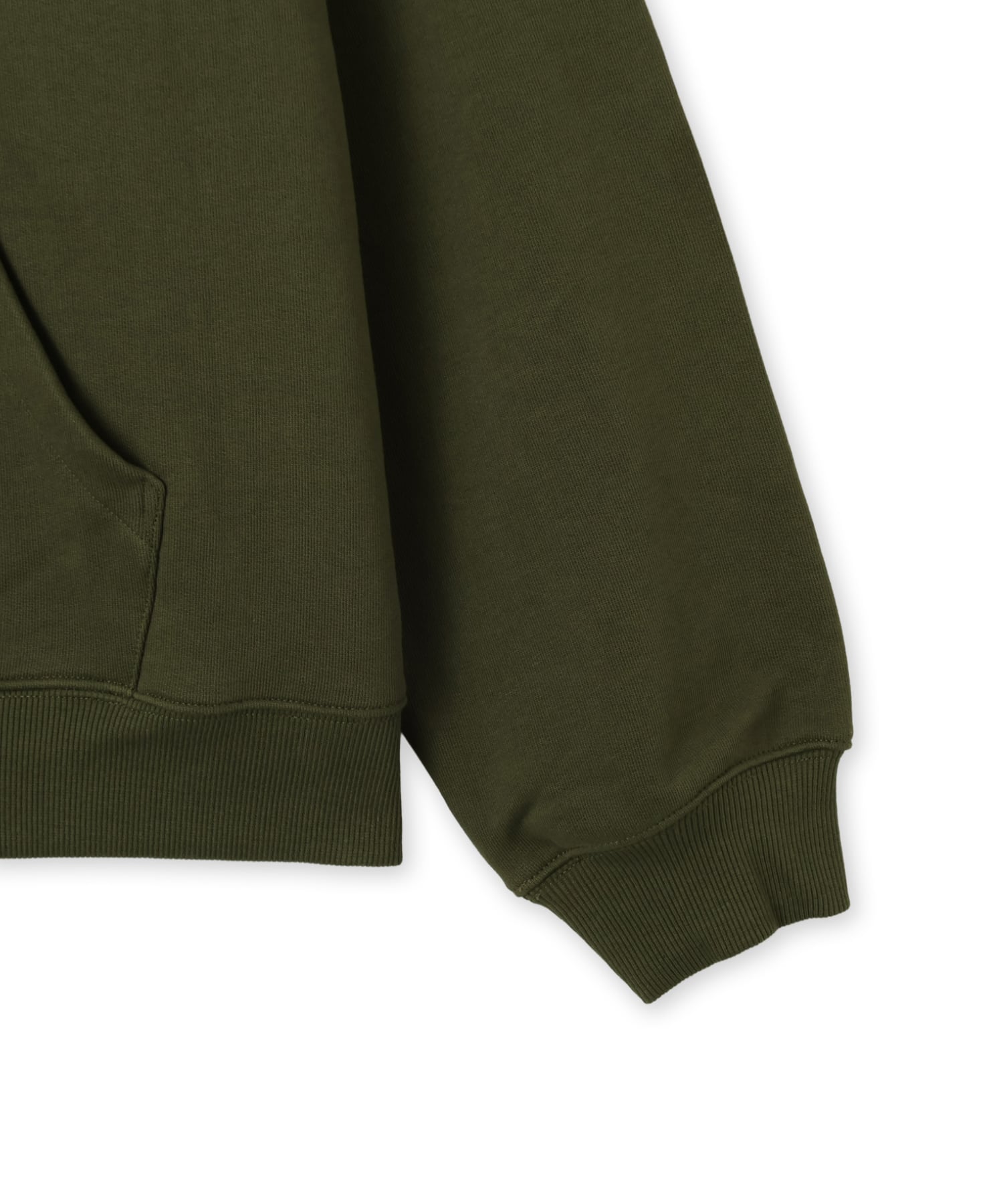 PLEASURES x OASIS KNEBWORTH HOODIE OLIVEの画像