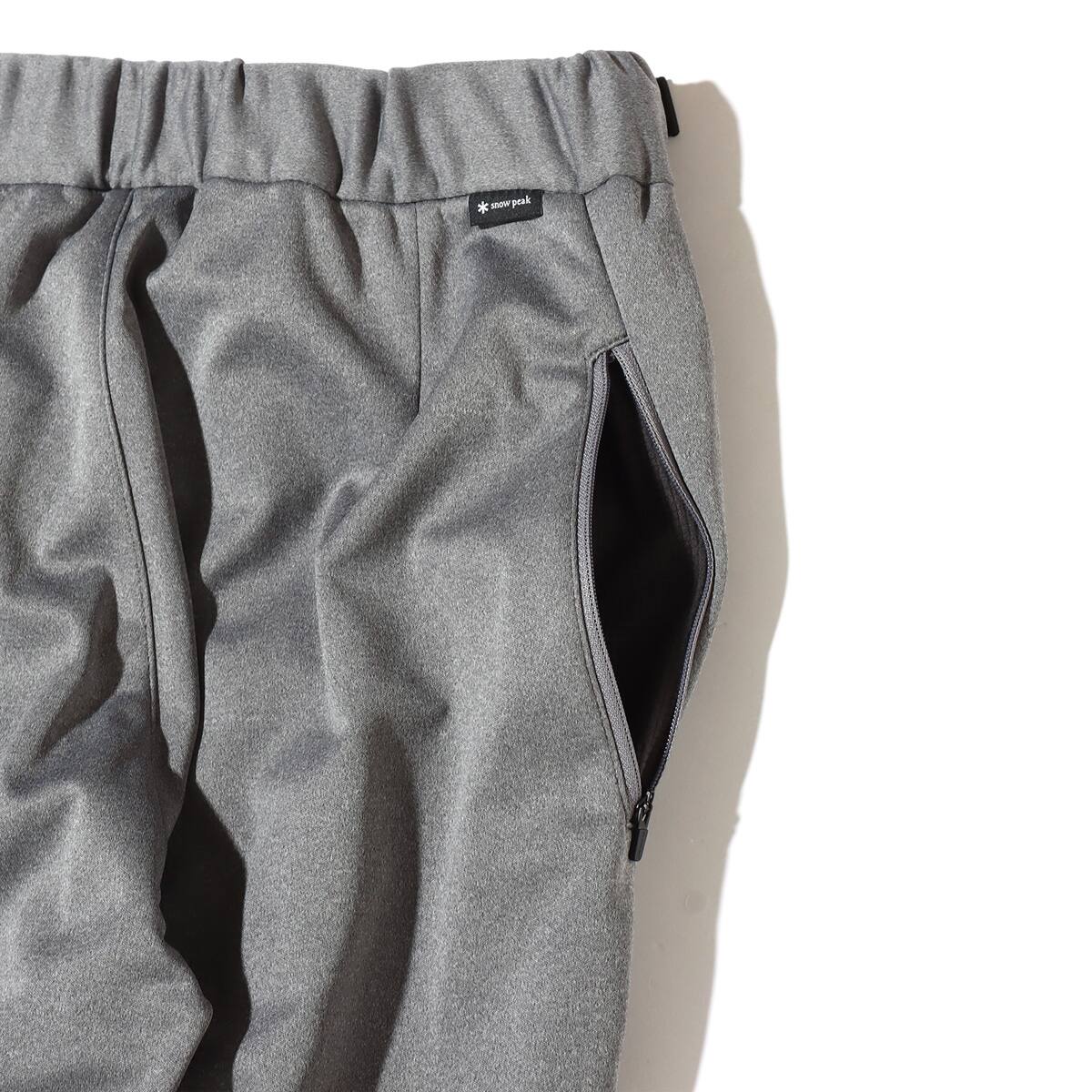 snow peak Recycled Soft Shell Pants M.grey 22FA-Iの画像