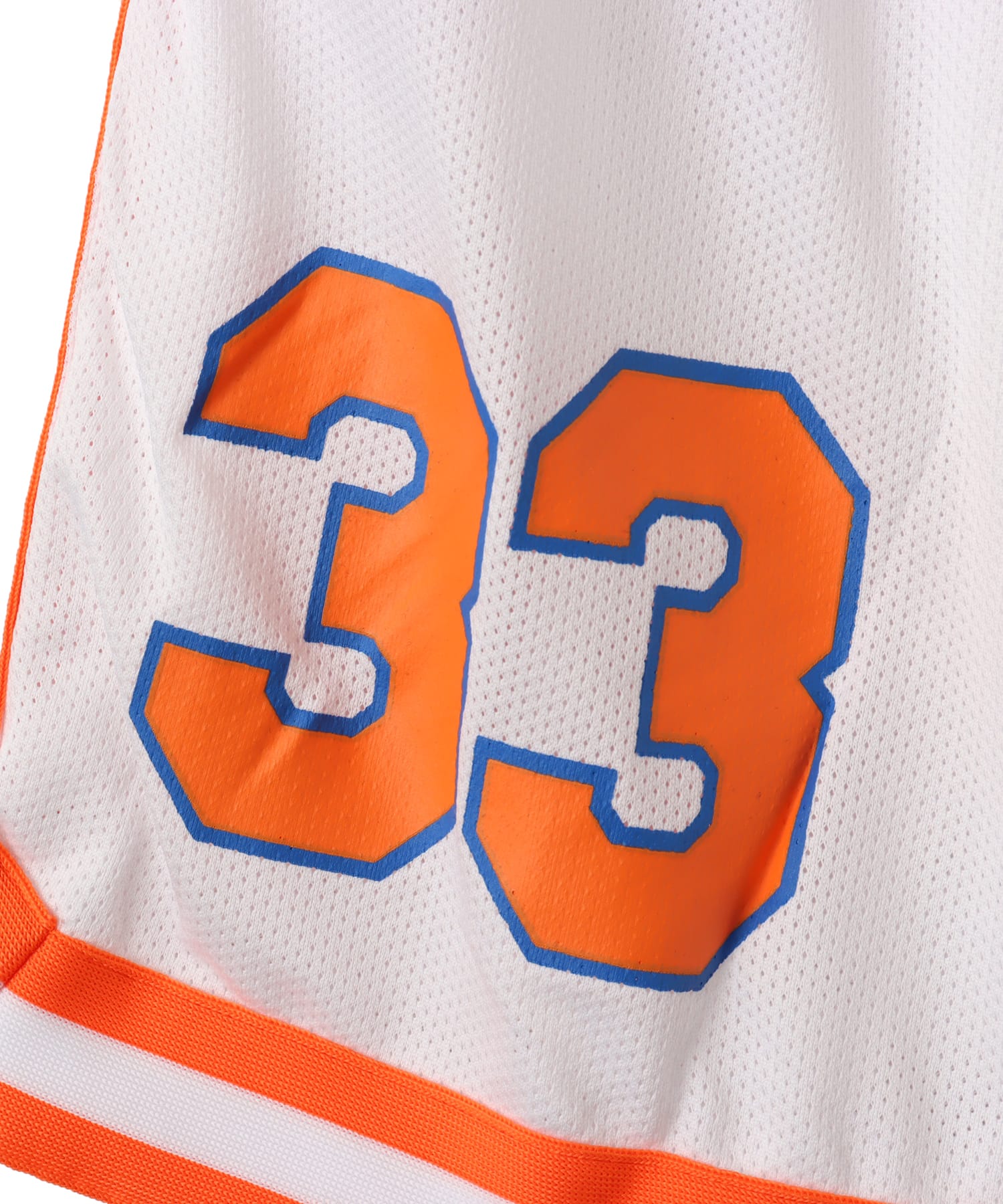 EWING Basketball Shorts WHITE/ORANGEの画像